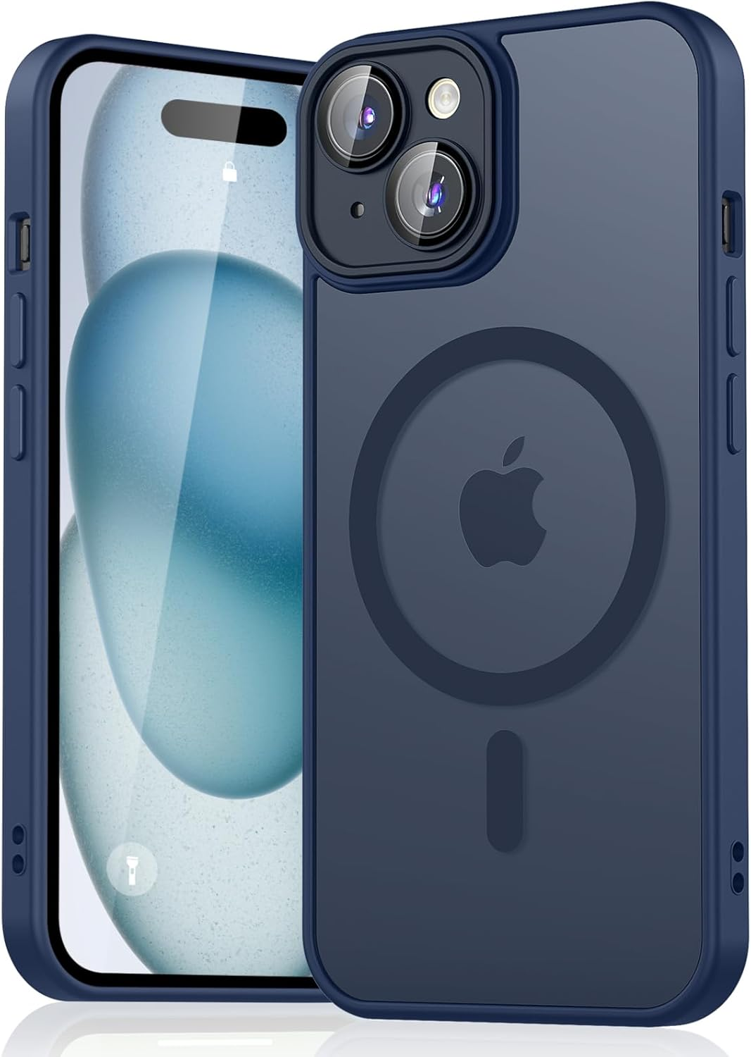 Magnetic Case for Iphone 15 Case, [Compatible with Magsafe] Drop Protection Skin-Friendly Shockproof Protective Translucent Matte Case Cover for Iphone 15 - Brown image number 4