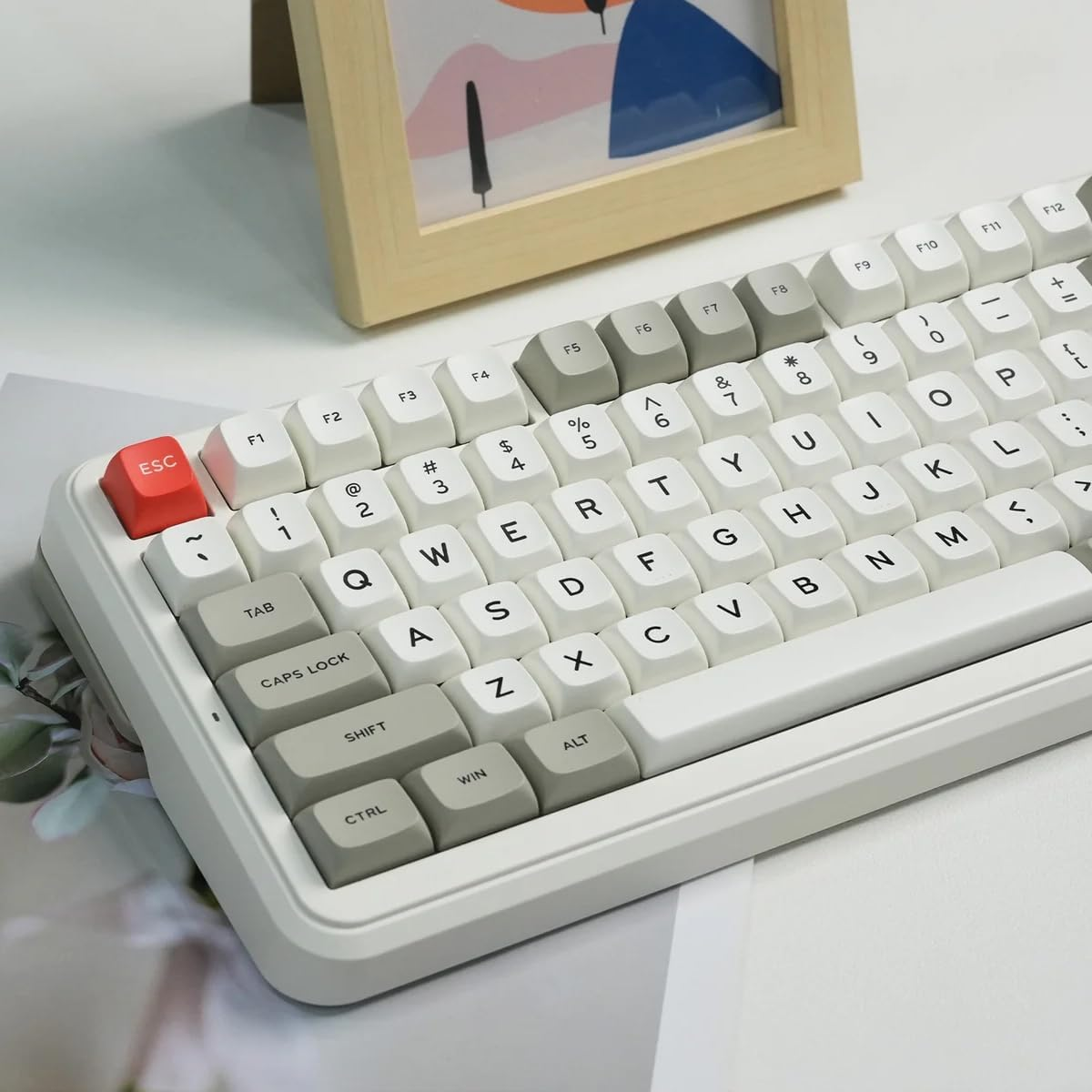 MCHOSE K99 V2 98% RGB Wireless Mechanical Keyboard for Win/Mac/Linux, Tri-Mode Bt5.0/Usb-C/2.4Ghz Hot Swappable Custom Keyboard with 6-Layer Padding Gasket, 8000Mah Battery, NKRO for Win/Mac/Linux image number 3