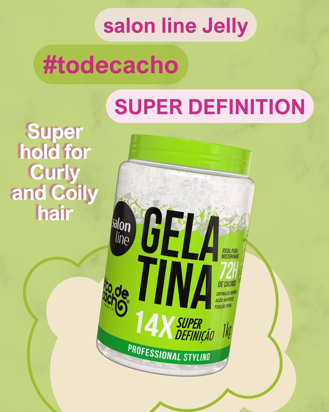 SALON LINE - #Todecacho Super Fixation Jelly 1Kg