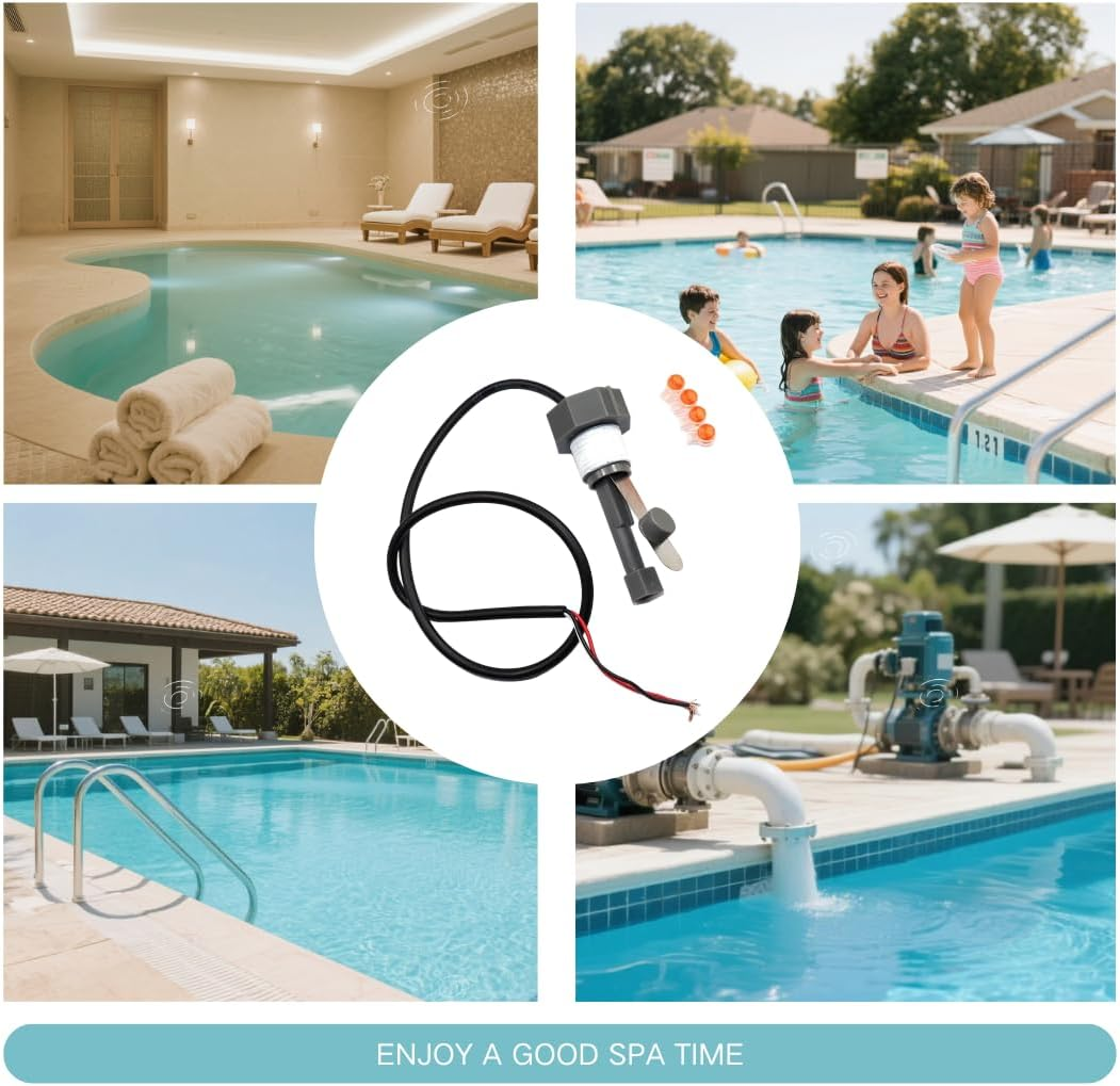 ROHOPE 520736 Flow Switch for Pentair Intellichlor IC40/IC60/IC20/IC15 Swimming Pool Salt Chlorinator Cells, 3-Wire Sensor with Quick Connect, Compatible with 2018+ Models image number 3