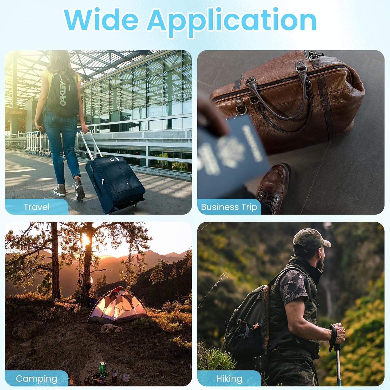 Aeaocvo 2Pcs Folding Toothbrush, Portable, Soft Travel Size, for Hiking, Camping, Traveling image number 5