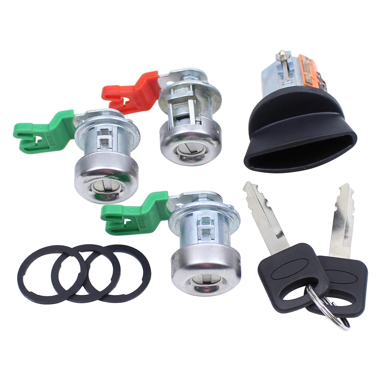 MOTOKU Ignition Switch and Door Lock Cylinder Tailgate Lock Kit for Ford F-150 F-250 F-350 Explorer Sport 1997-2007 for Lincoln Blackwood 2002 image number 4