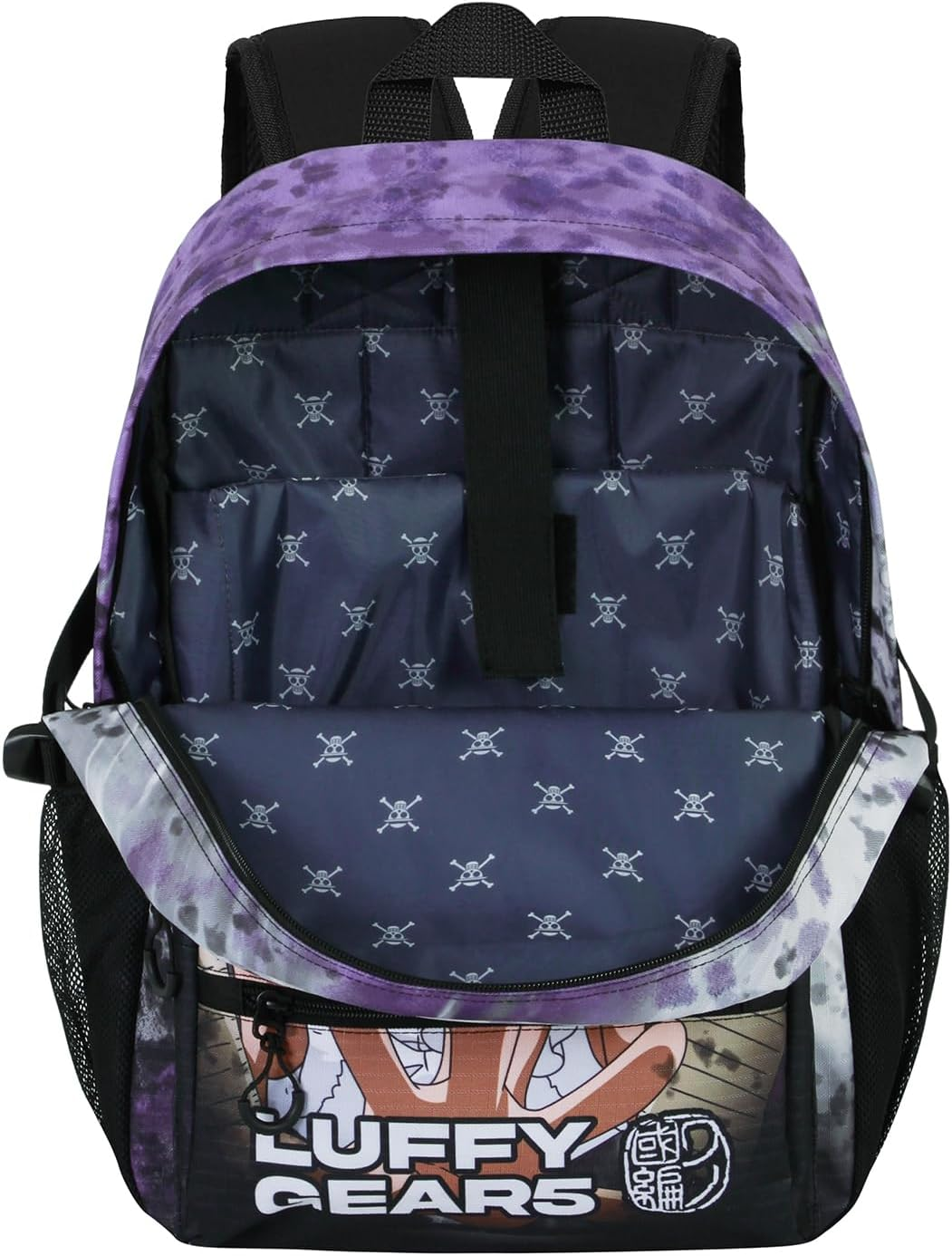 One Piece Luffy Gear 5-FAN Fight Backpack 2.2, Purple, 31 X 44 Cm, Capacity 24 L, Purple One Piece, Einheitsgr&ouml;&szlig;e, Fan Fight Backpack 2.2