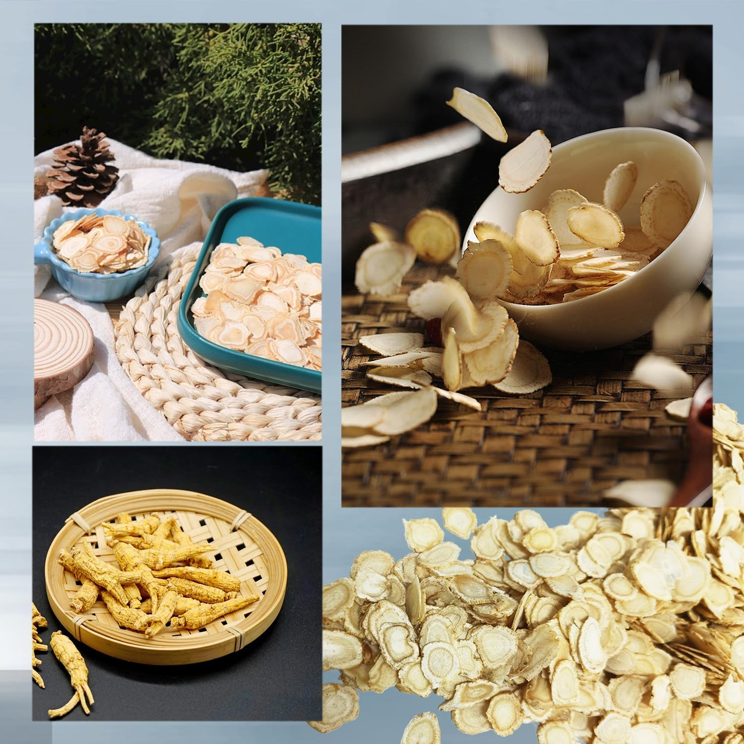 Tooget Ginseng Slices, 4 OZ Sliced Ginseng Root by Hand Picked for Soup, Tea, Congee to Promote Good Health - Men and Women image number 4