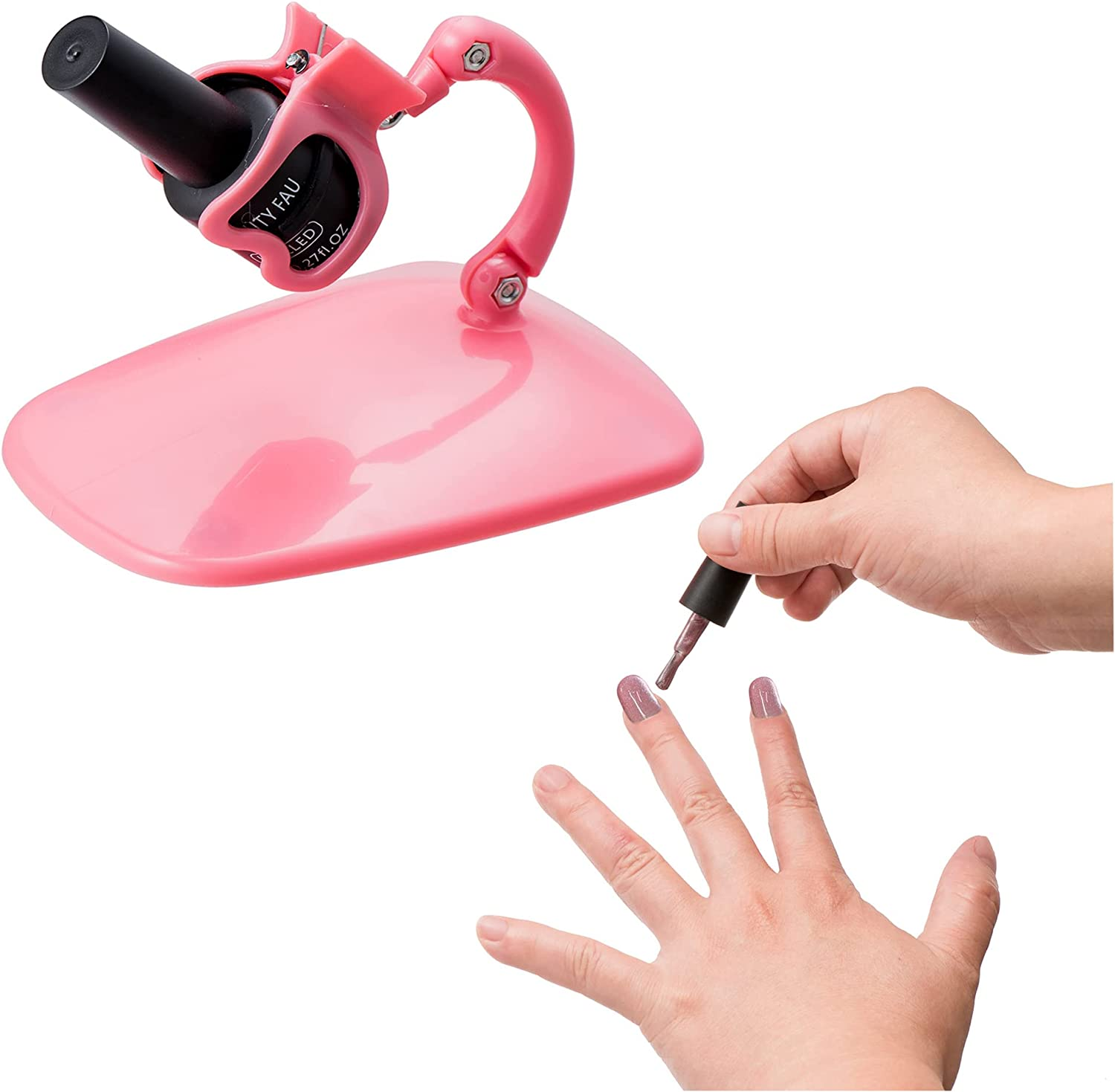 Yenghome Nail Polish Holder,Fingernail Polish Accessories for Nail Art (Pink) image number 1