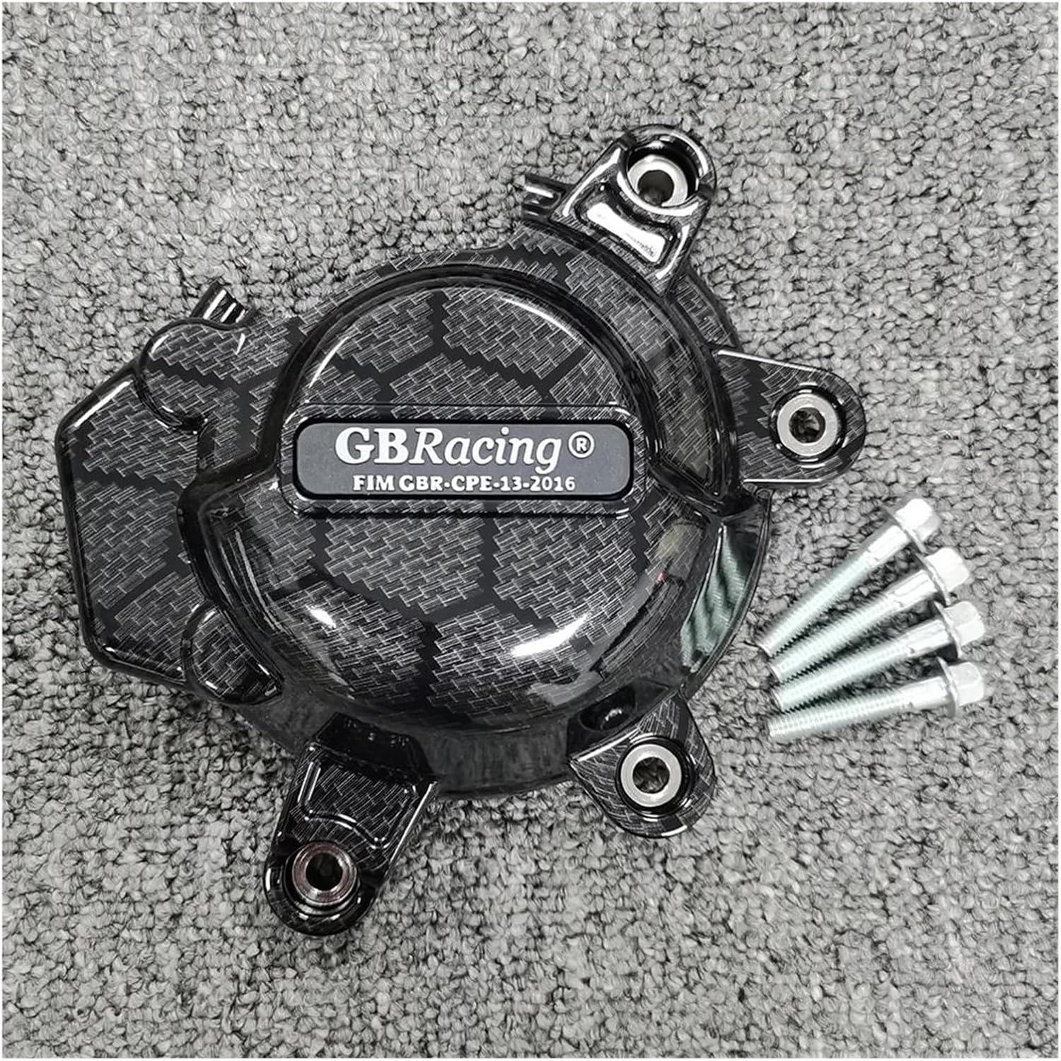 Motorcycle Engine Guard Protector for HONDA CBR650R CB650R 2021 2022 2023 2024 Carbon Fiber Texture Motorcycles Engine Cover Protector Case Black Engine Drop Prevention Slider(Carbon Fiber Texture) image number 5