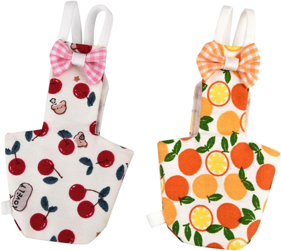 2PCS Bird Diapers Parrot Nappy Reusable Baby Duck Diapers Duck Harness Parrot Pee Mat Macaw Bird Nappy for Peony Xuan Feng Budgies