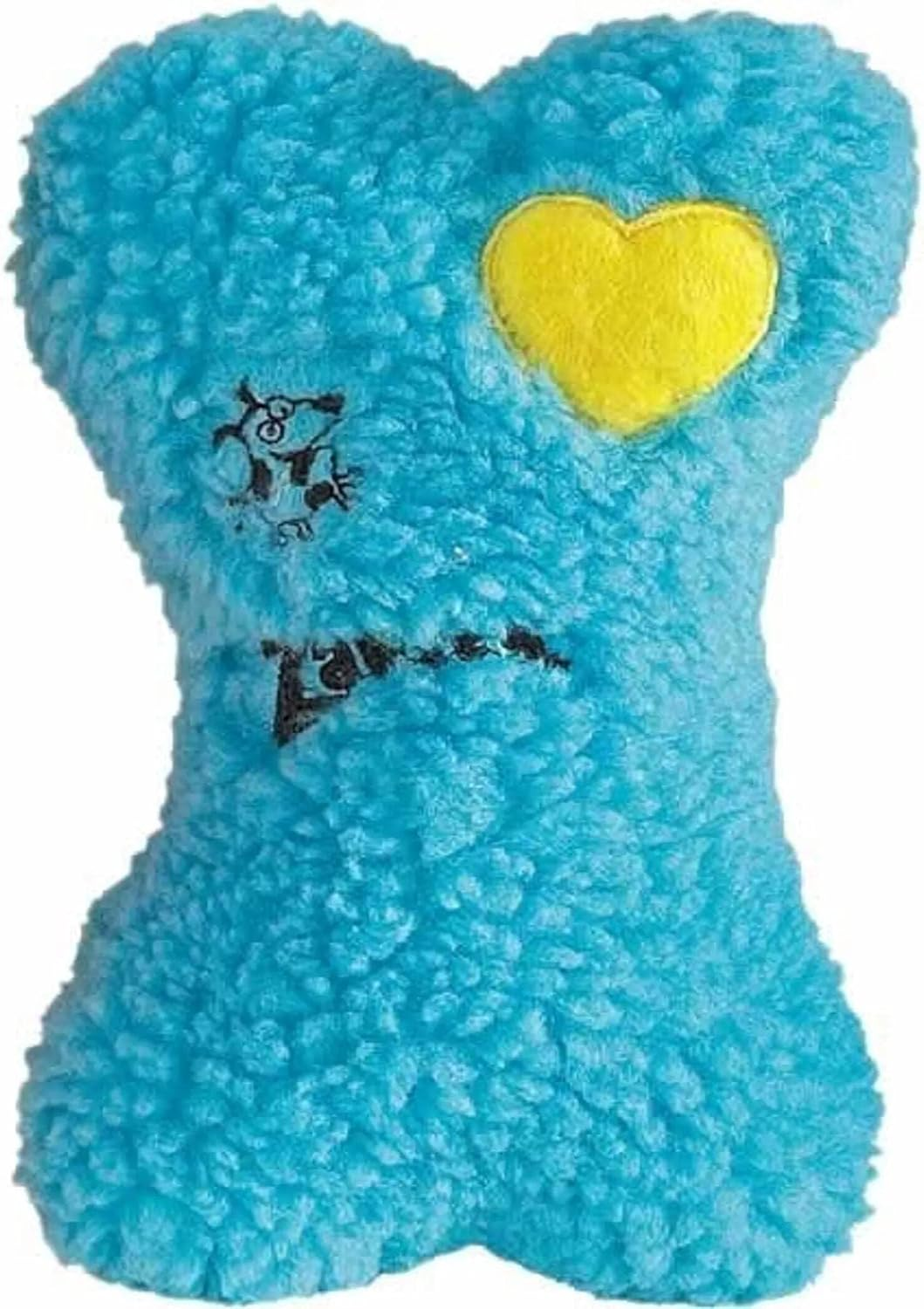 Zanies Embroidered Berber Bone Dog Toys, Pink