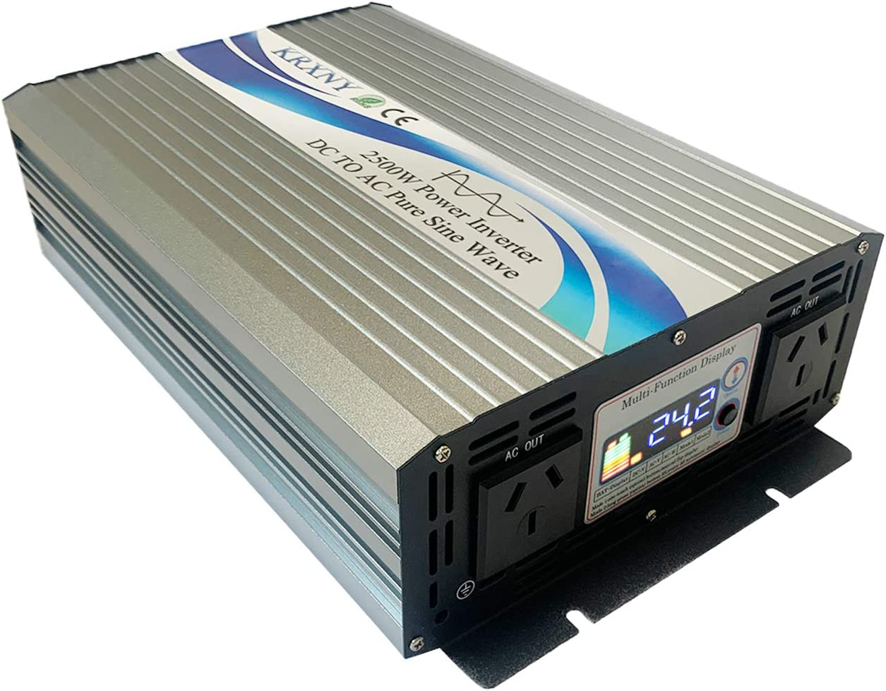 2500W Pure Sine Wave Power Inverter 24V DC to 240V AC 50HZ Converter for Car RV Home Solar image number 6