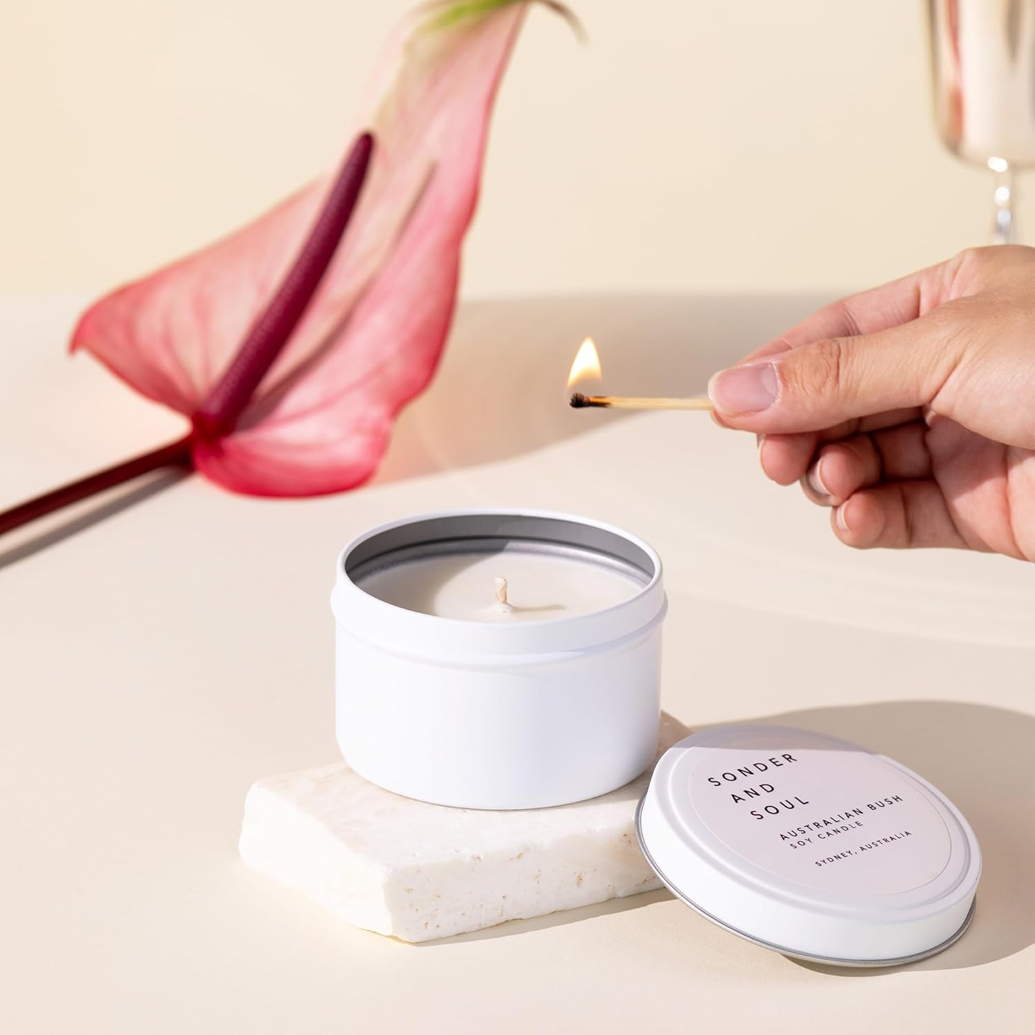 Luxury Baby & New Parent Hamper | Birthing Bernie Gift Box by Good Day People | Thoughtful Baby & New Parent Gift Set with Polka Non-Alc Sparkling, Baby Bubble Bath, Swaddle Wrap, Sippy Cup & Travel Candle &ndash; Baby Shower & Newborn Celebration Box image number 6