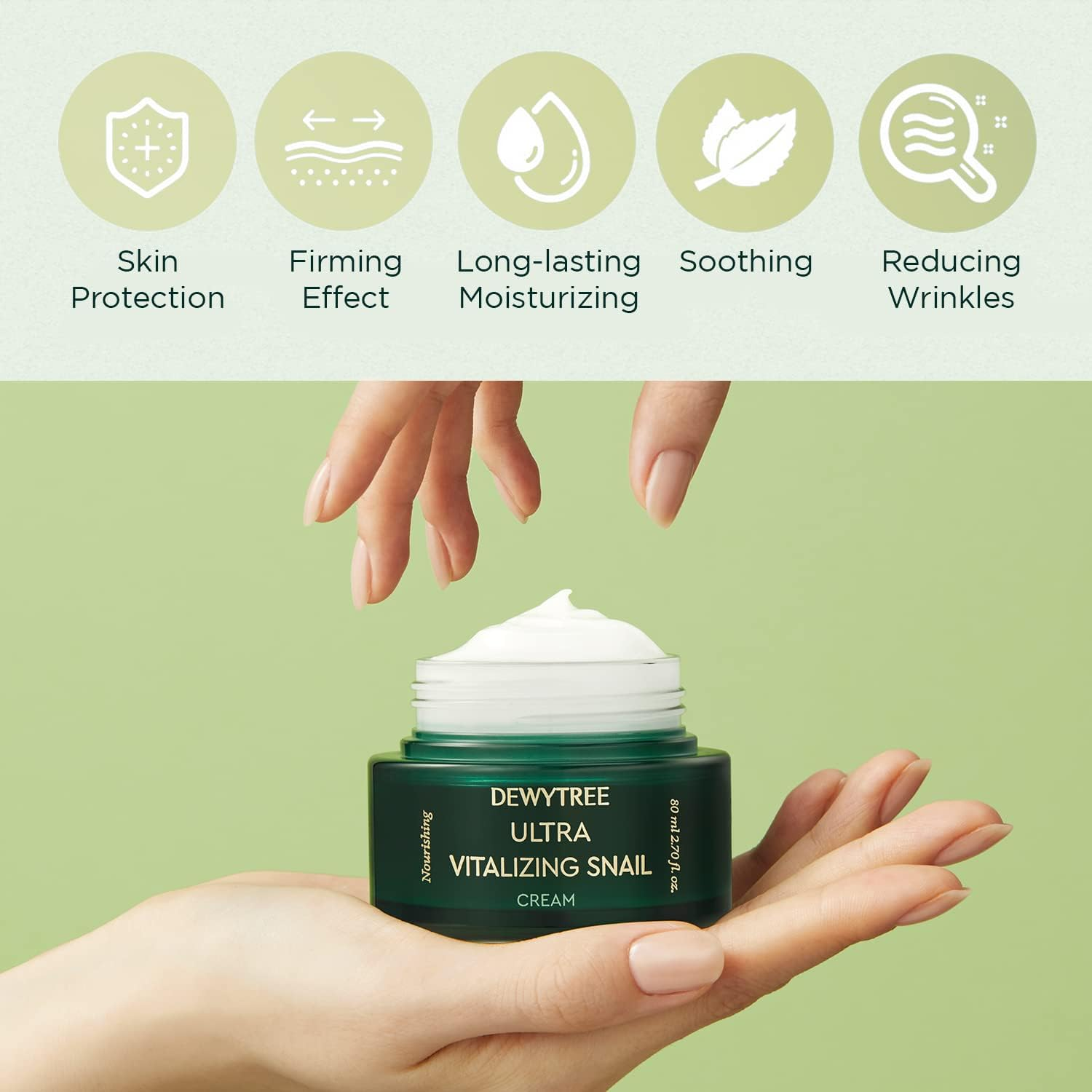 Dewytree Ultra Vitalizing Snail Cream 80Ml anti Ageing