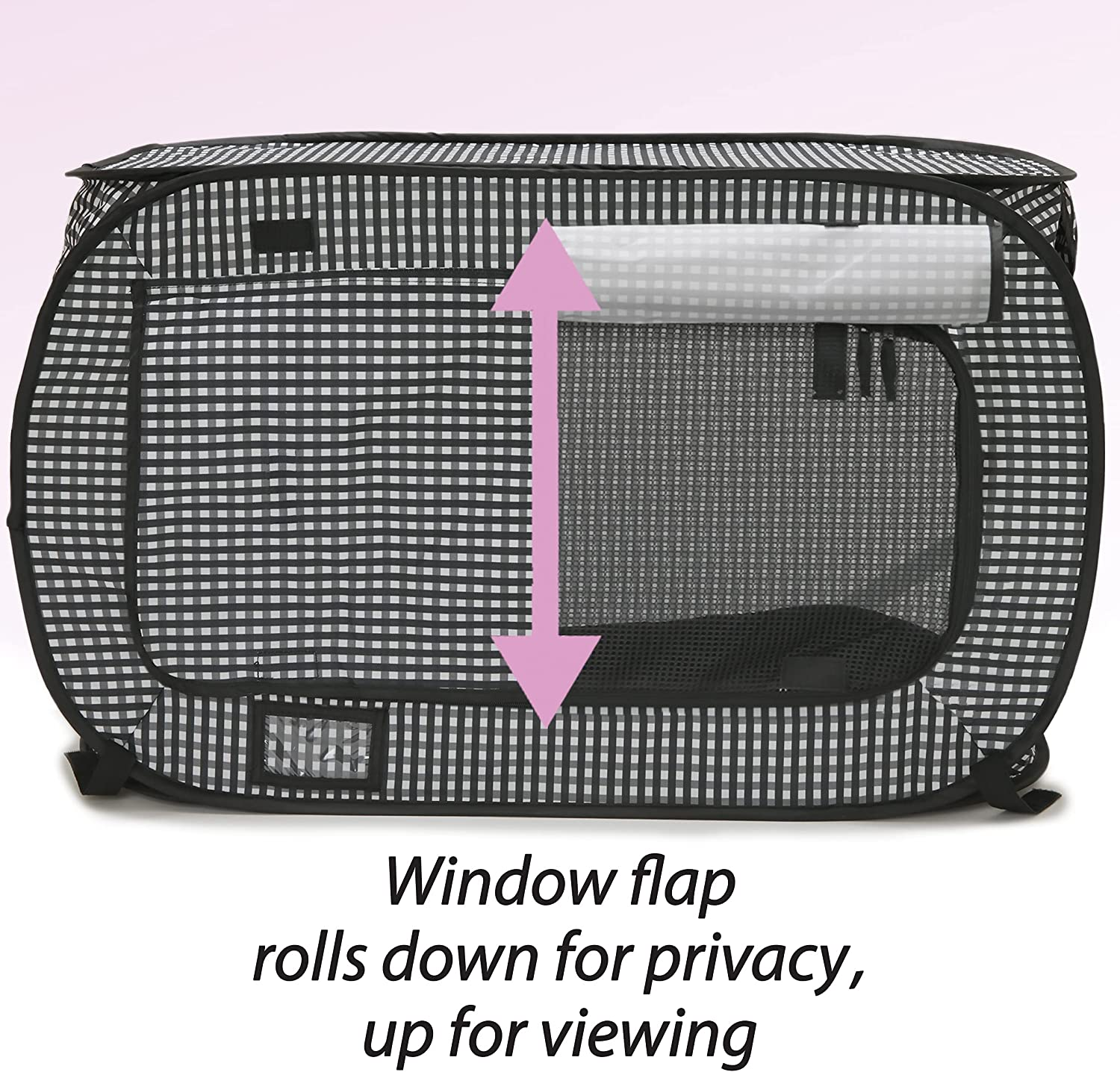 Necoichi Stress-Free Cat Travel Cage(Carrier) Litter Box Set Collapsible Gray White for 2 Cats 31.8" L X 4.5" W X 20" H for Indoor Cats Small Medium Large Cats image number 3