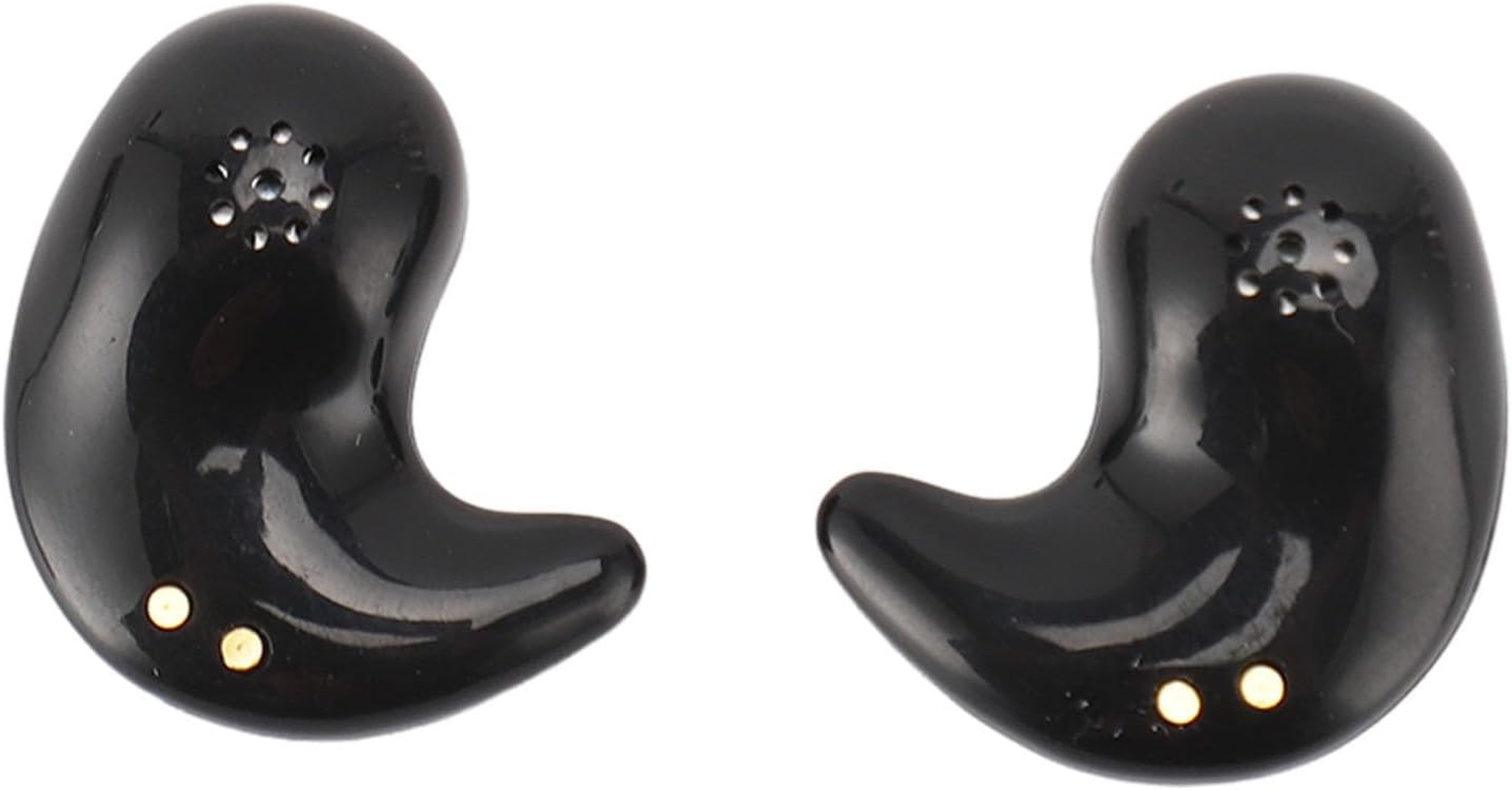 Sleep Headphones with Digital Display Charging Case for Side Sleepers, Bluetooth Earbuds Built in Battery, Wireless Earphones for Sleep Work Workout (Black) - White image number 5