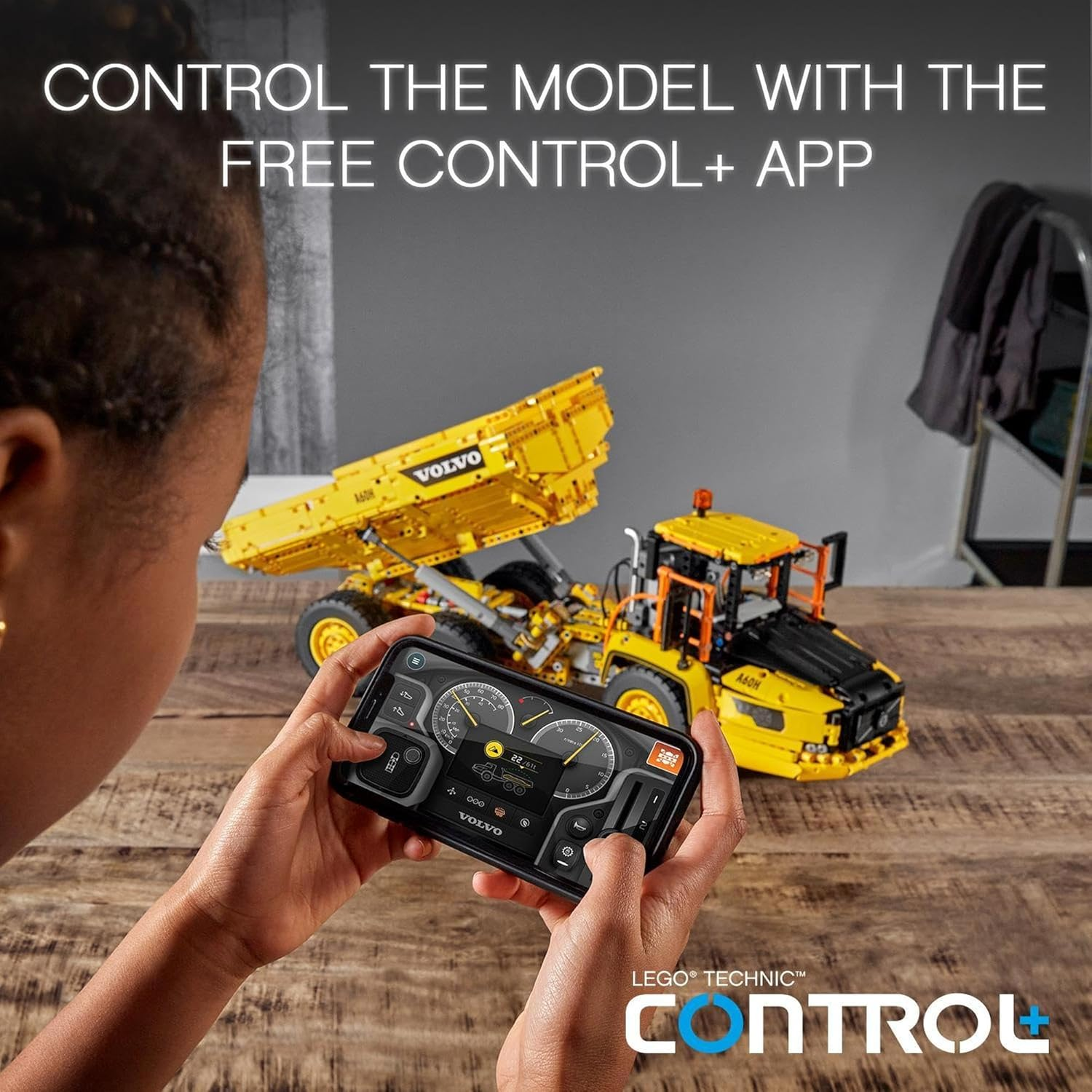 Technic 6X6 Volvo Articulated Hauler 42114 Building Kit, Volvo Truck Toy Model;Construction Vehicle Playsets image number 2