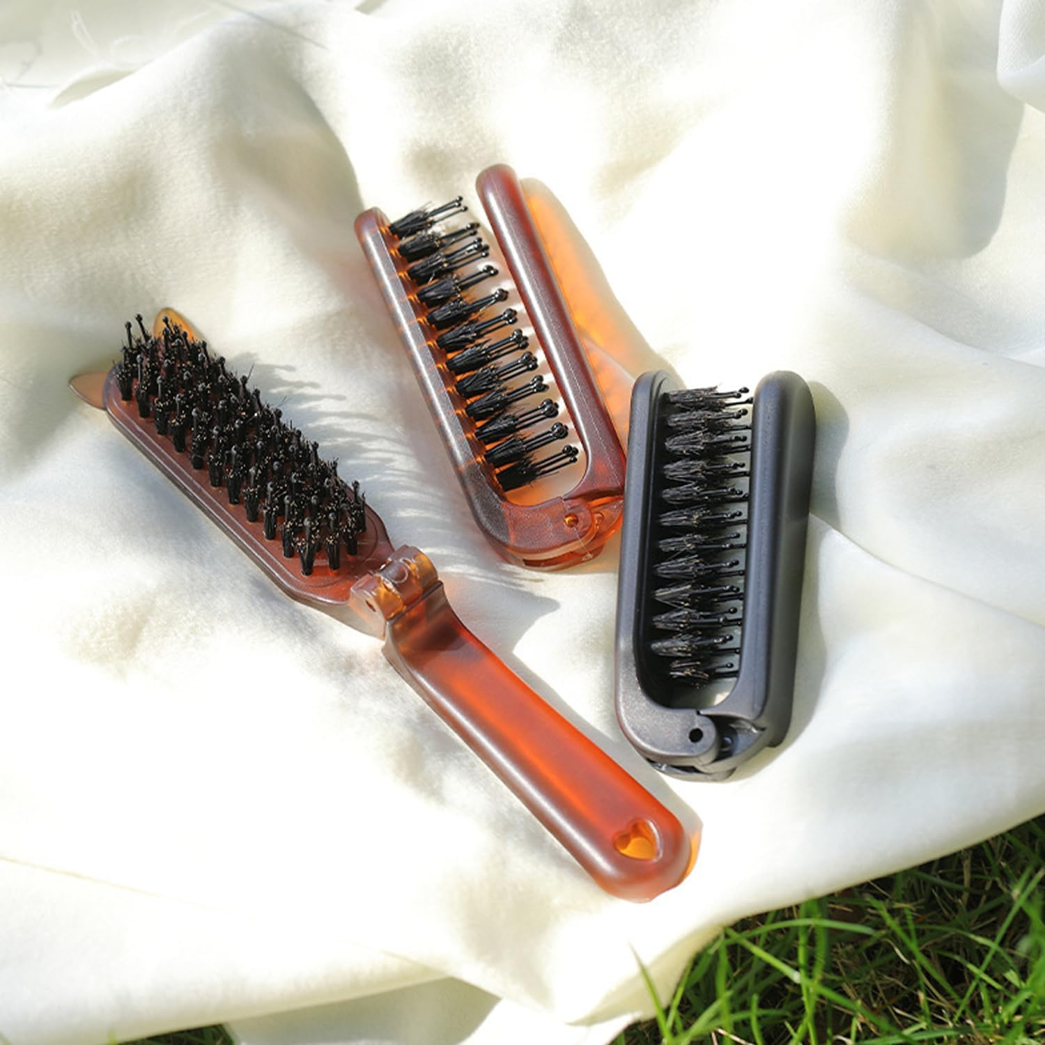3 Pieces Foldable Comb, Portable Comb, Fluffy Hair Comb, Styling Comb, Hairdressing Tool image number 5