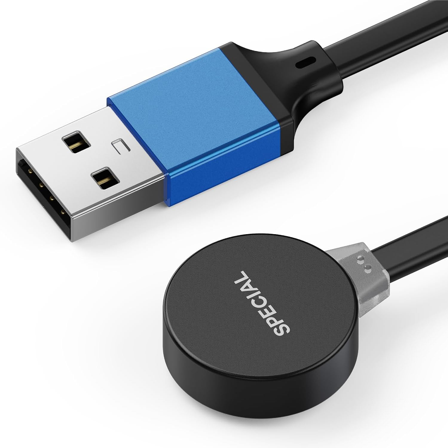 TUSITA MCC3 1A/1.5A/2A Magnetic Charger Compatible with Olight Flashlight Odin | Odin Mini | Pl-Pro | Baton3 | Warrior Mini2 | Perun 2 | Seeker 3 Pro | Warrior X3 3S | Baldr Pro R - 50CM