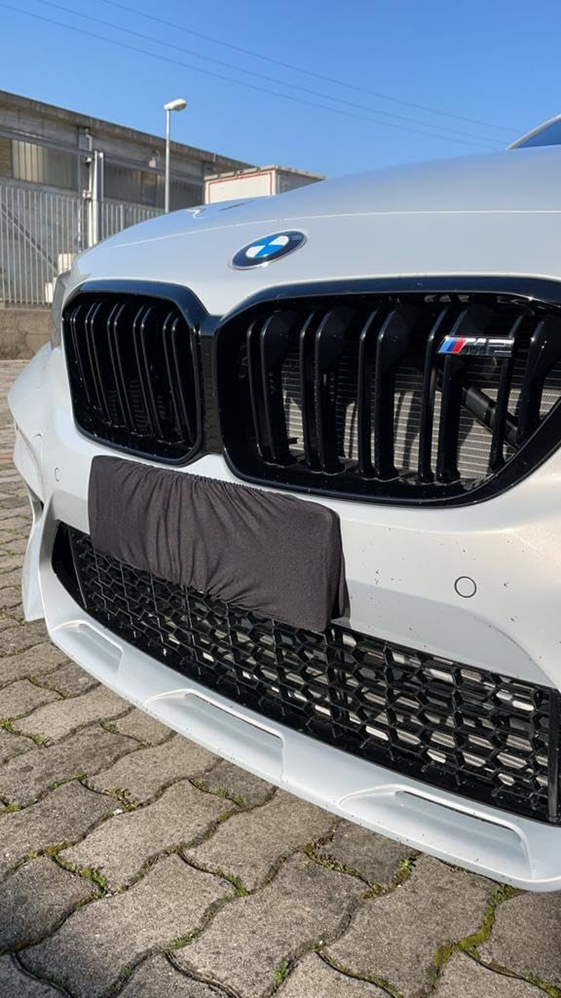 Simoni Racing LPC Universal Front And/Or Rear License Plate Cover in Black Stretch Fabric image number 5