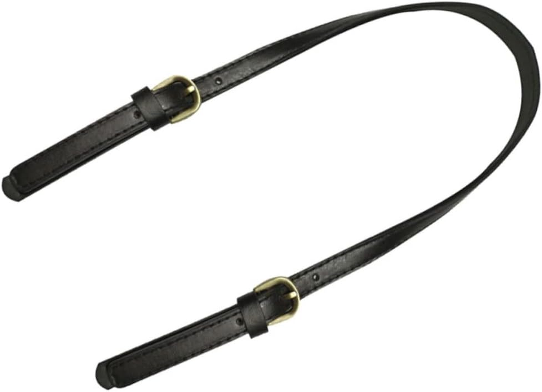 KONTONTY 2Pcs DIY Bag Belt Fashion Shoulder Bag Strap Dual Buckles Handbag Strap for Women Tote Clutch Pouch Easy to Sew