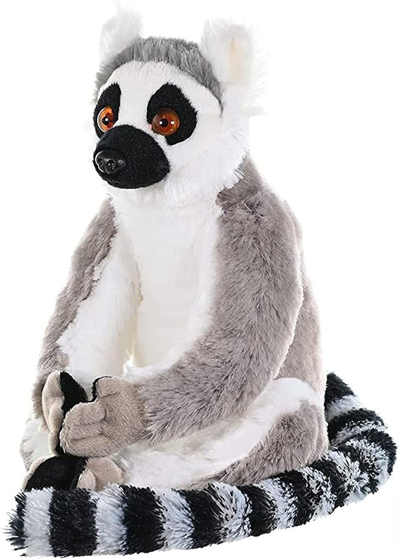 Wild Republic Ring Tailed Lemur, Stuffed Animal, Plush Toy, Gifts for Kids, Cuddlekins 12 Inches image number 3