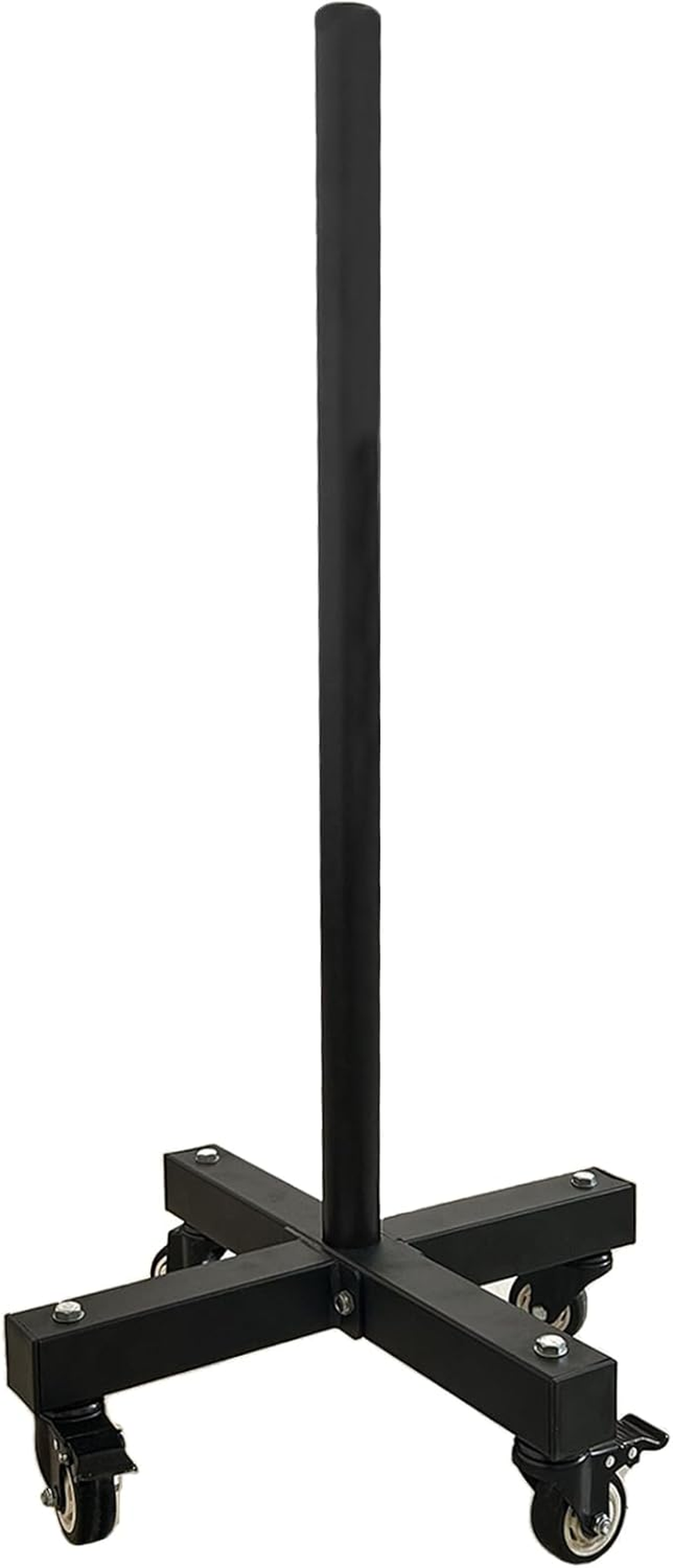 KORIKAHM Upgraded Movable Olympic Weight Plate Rack with Wheel for 2-Inch Bumper Plates Weight Storage, Strength Training Vertical Weight Tree Holder Stand for Home Gym Workout image number 5