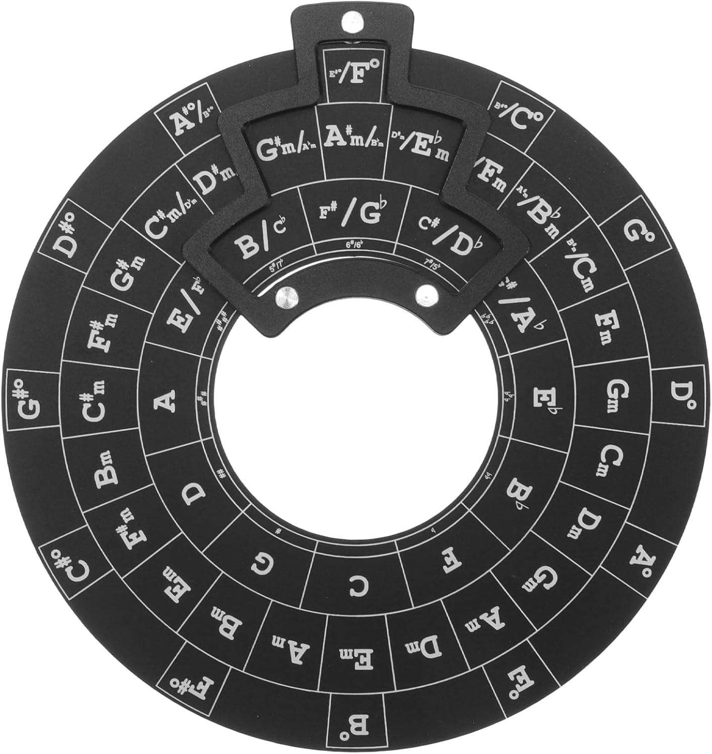 Alasum Chord Wheel Tool - Circle of Fifths Melody Learning Instrument for Musicians Educational Music Theory Tool for Beginners and Professionals image number 4