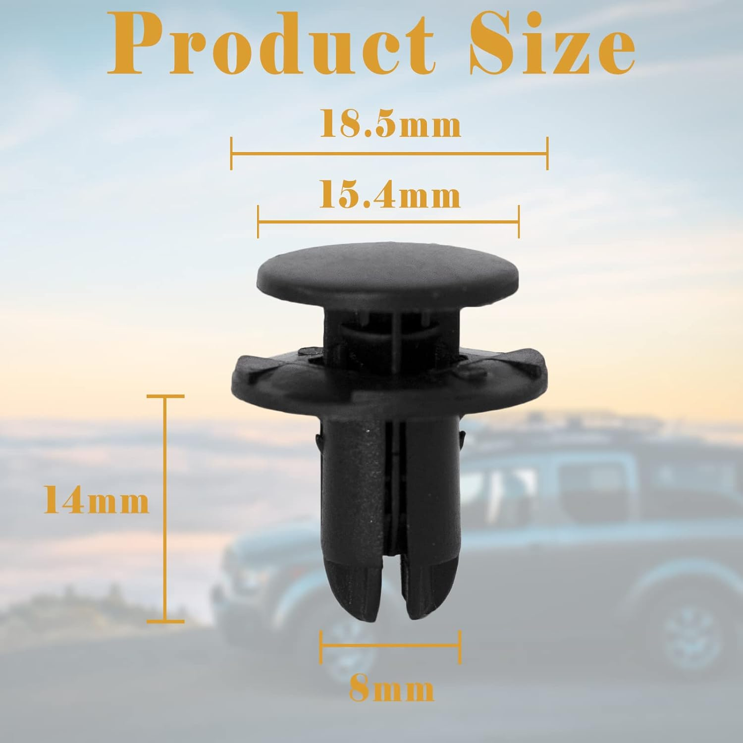 20Pcs Bumper Engine under Cover Fender Liner Fastener Push-Type Retainer Clip Compatible with Hyundai Kia Equus Genesis 86595-2T500 1420608250B