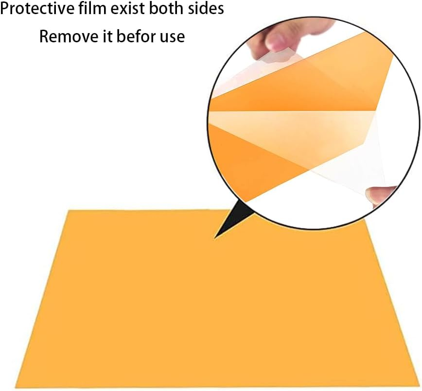 QOOWFEANIG 9Pcs Color Correction Gel Light Filter,Transparent Color Filter Film for Lamps, Headlights & Studio Strobes,High-Quality LED & Photography Lighting Gel for Precise Color Adjustment image number 4