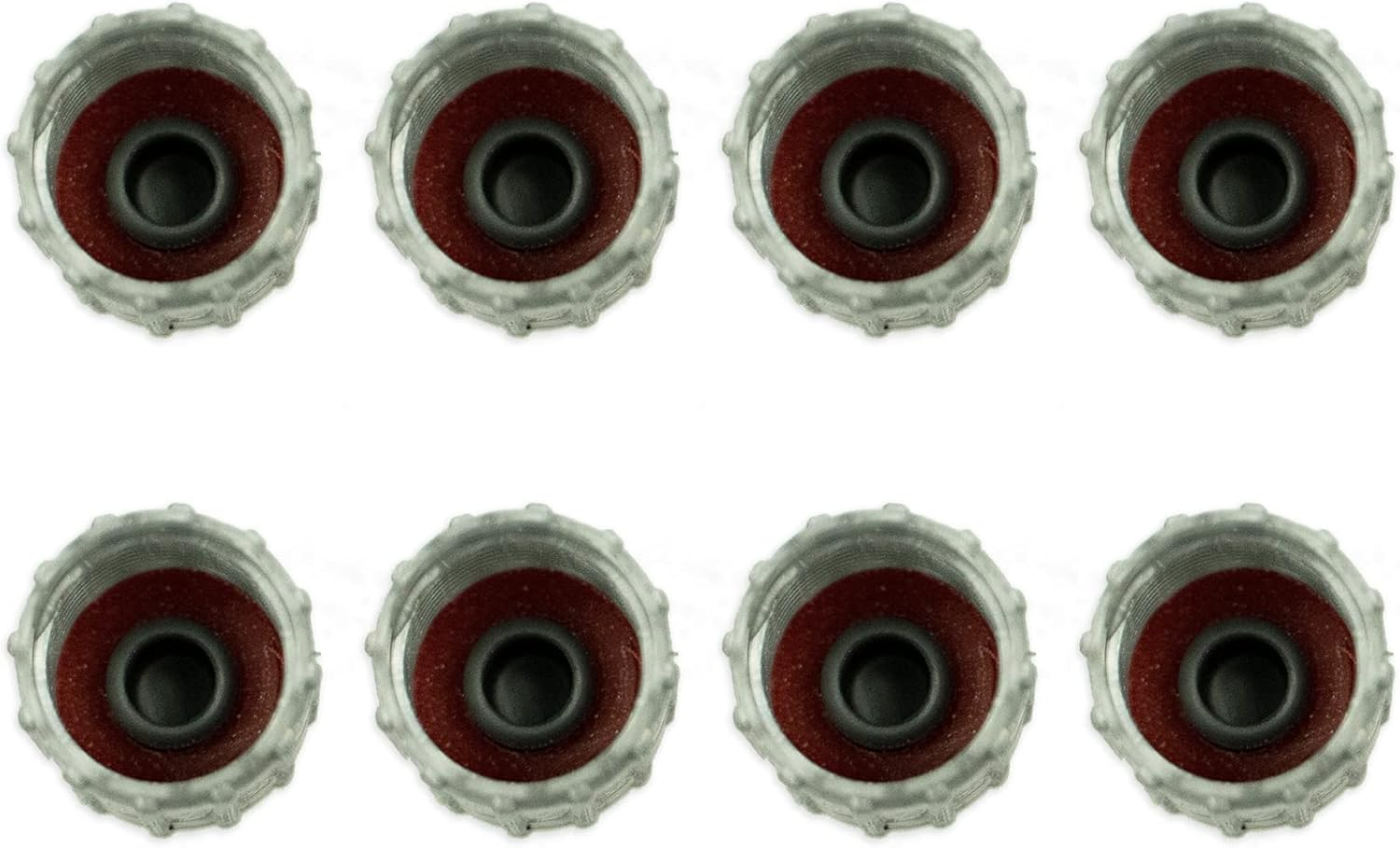 Tyre Valve Caps, Silver Grey Plastic, Universal for Cars, Suvs, Bicycles, Motorcycles, Trucks, 20 Packs image number 2