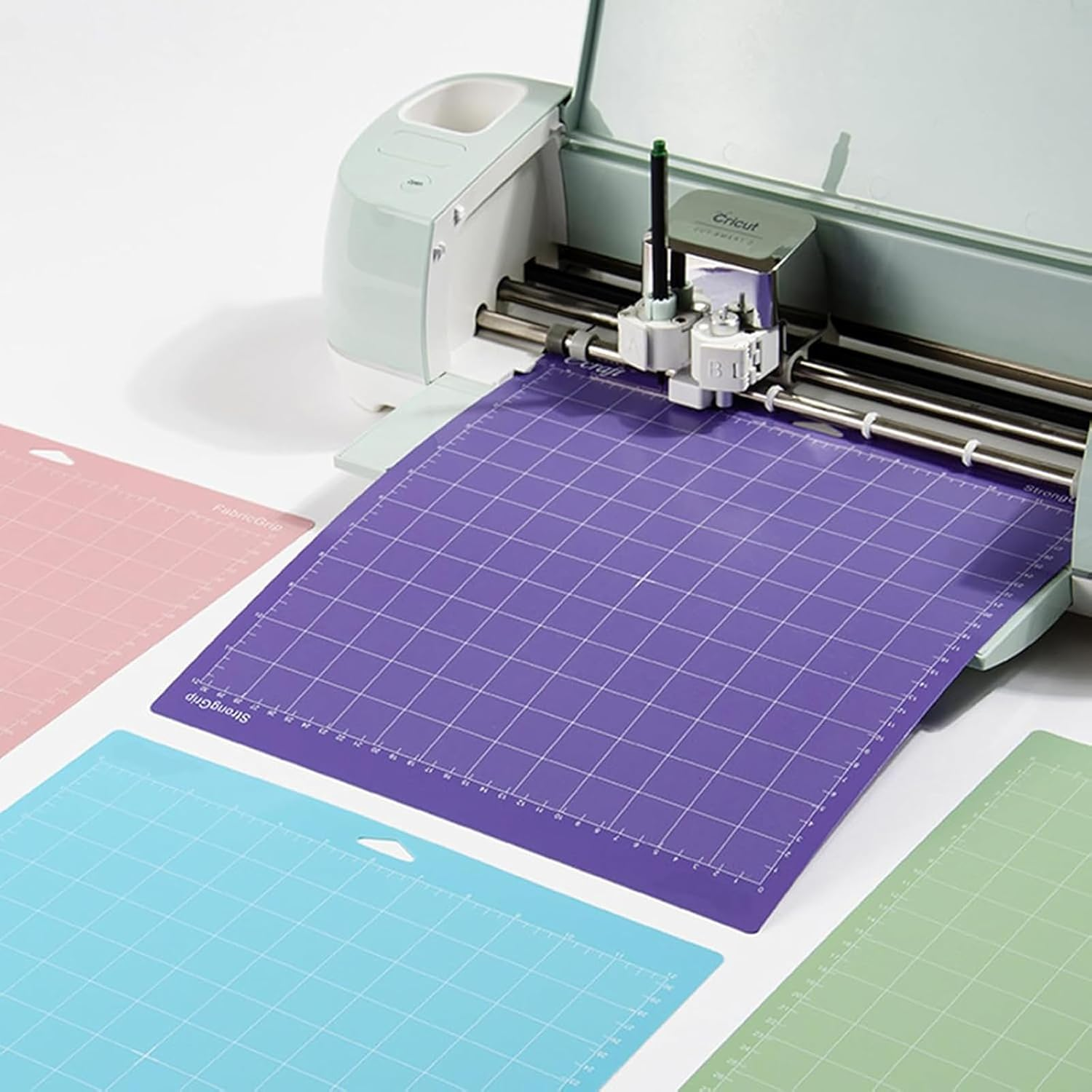 Merrynine Cutting Mat for Cricut, 4 Pack 12X12 Inch Cricuts Mats for Cricut Explore Air 2/Air/One/Maker, Adhesive Sticky Non-Slip Durable Cricut Cutting Mats, Replacement Accessories for Cricuts image number 3