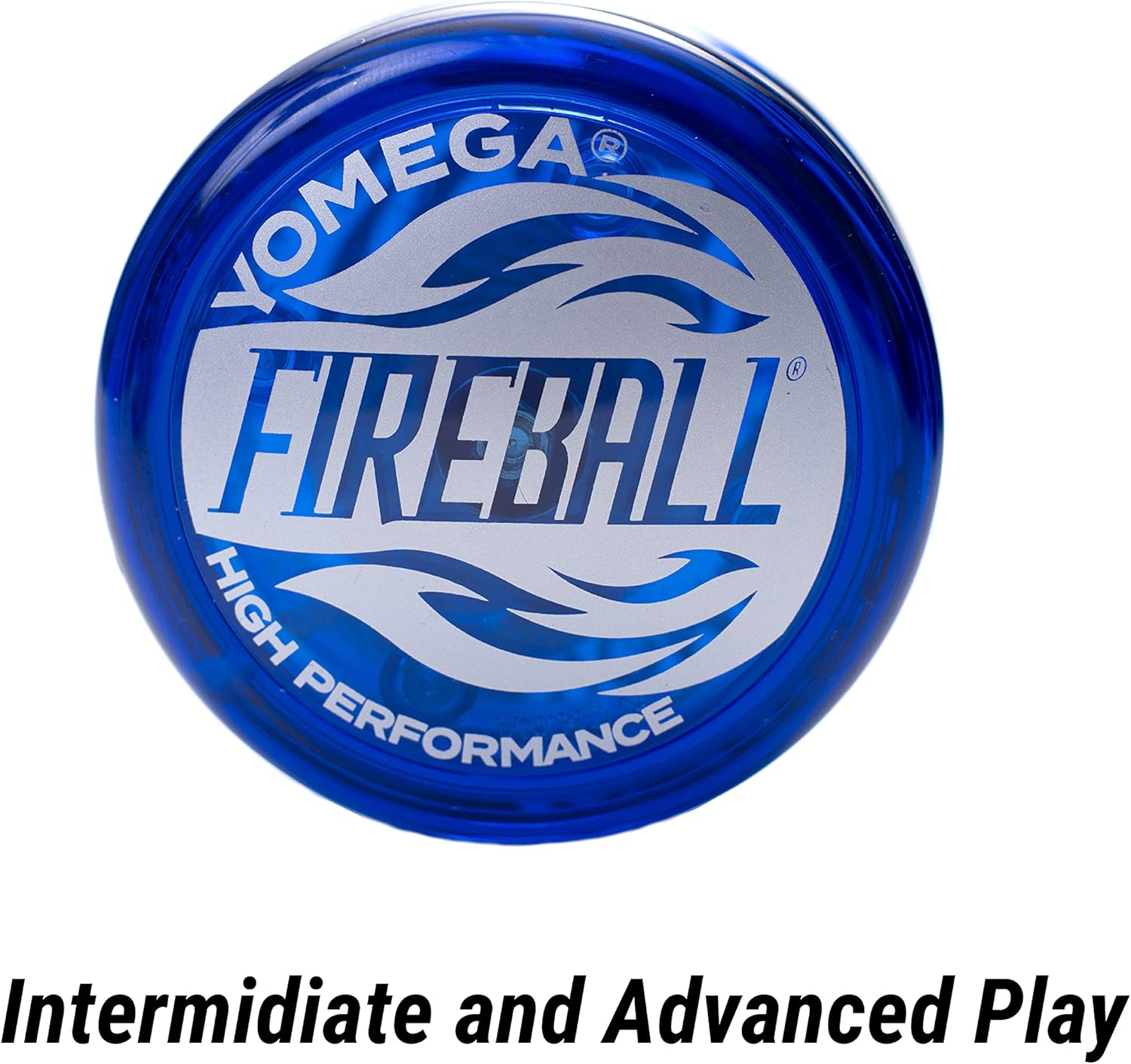 Yomega Fireball Yoyo -HIGH Performance Responsive Transaxle Yoyo, Great for String Tricks for Advance Players to Perform like Pros + Extra 2 Yo Yo Strings & 3 Month Warranty (Blue) image number 4