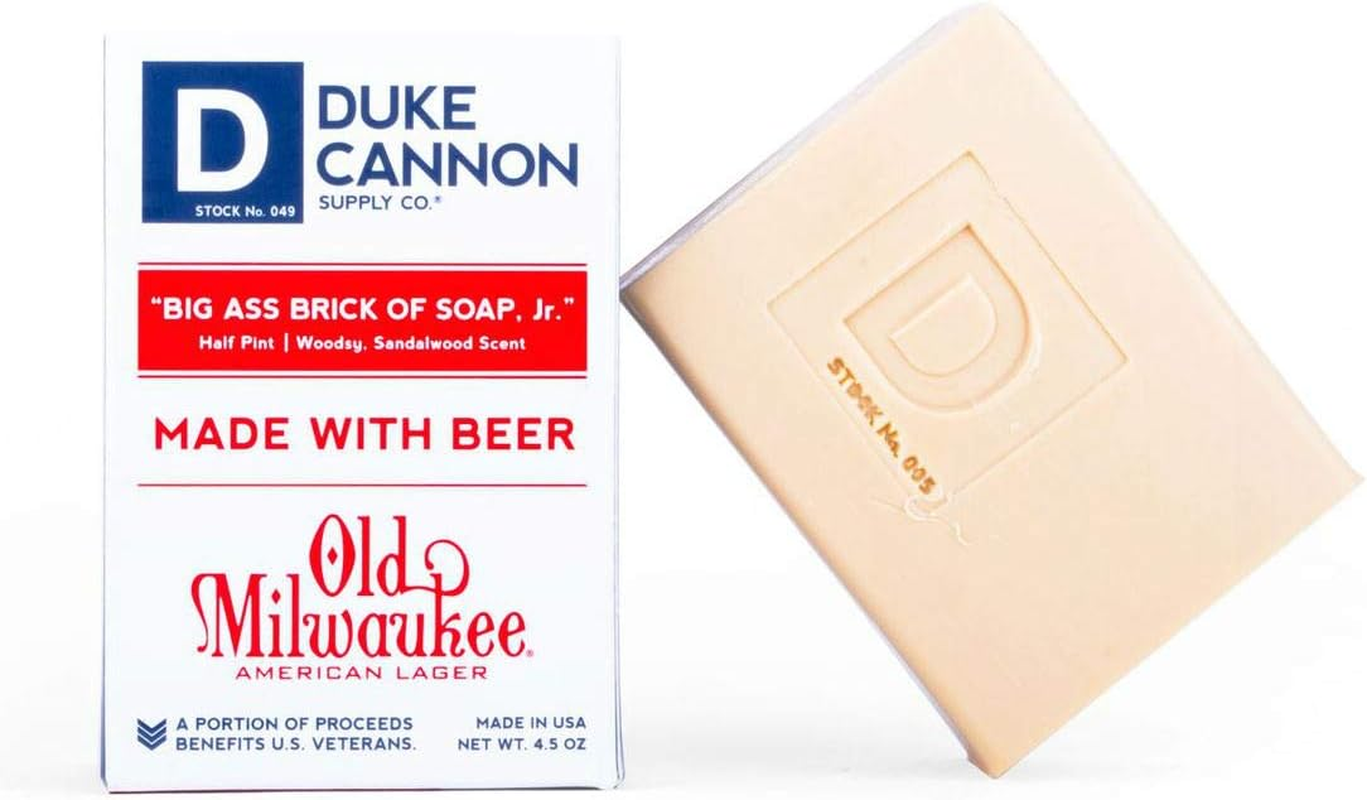 Duke Cannon Half Pint Big Ass Brick of Beer Soap, Jr. 4.5 Ounce - Travel Size