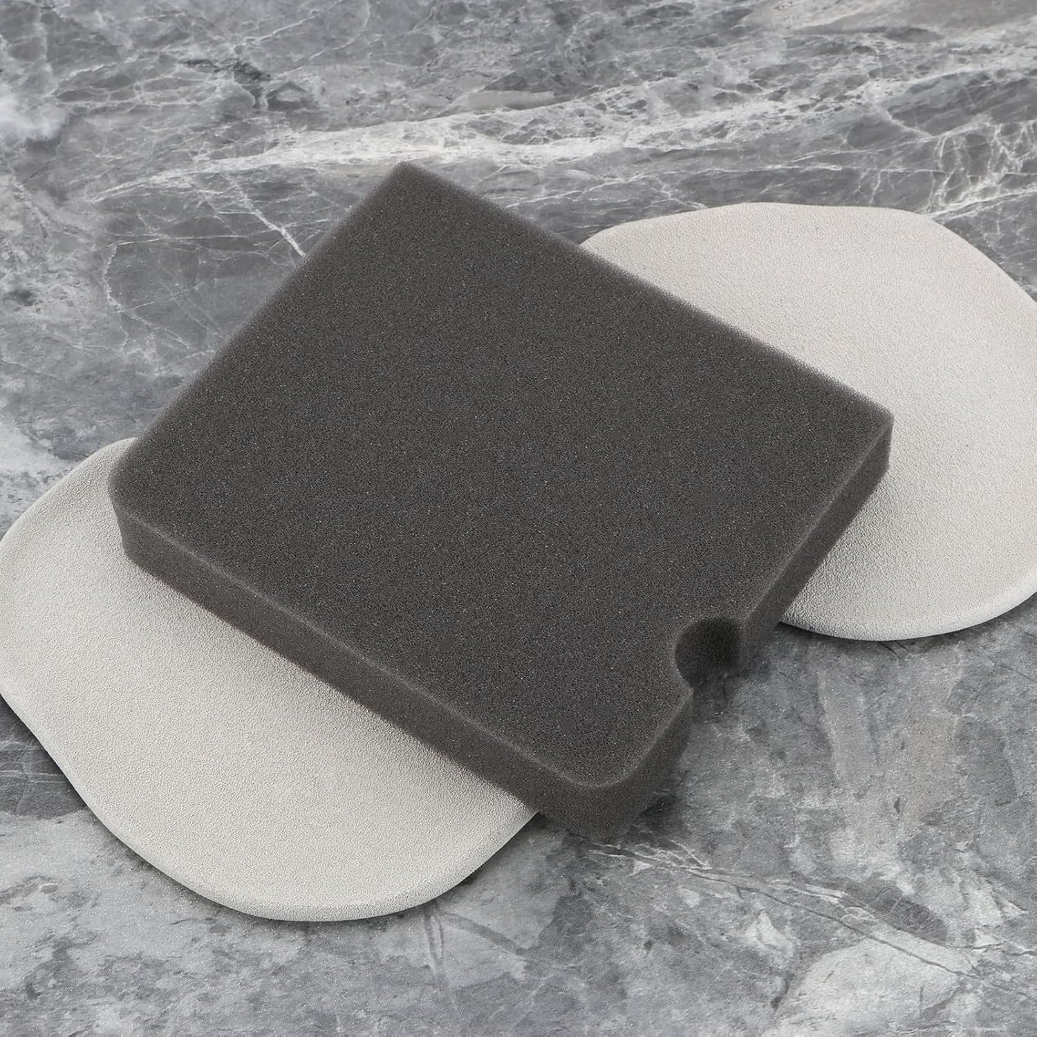 YINETTECH 2Pcs Square Air Filter Sponge Replacement Part 705911452077 Compatible with Predator Generator Air Filter 8750W 7000W 6500W 5500W 13HP 420Cc image number 6