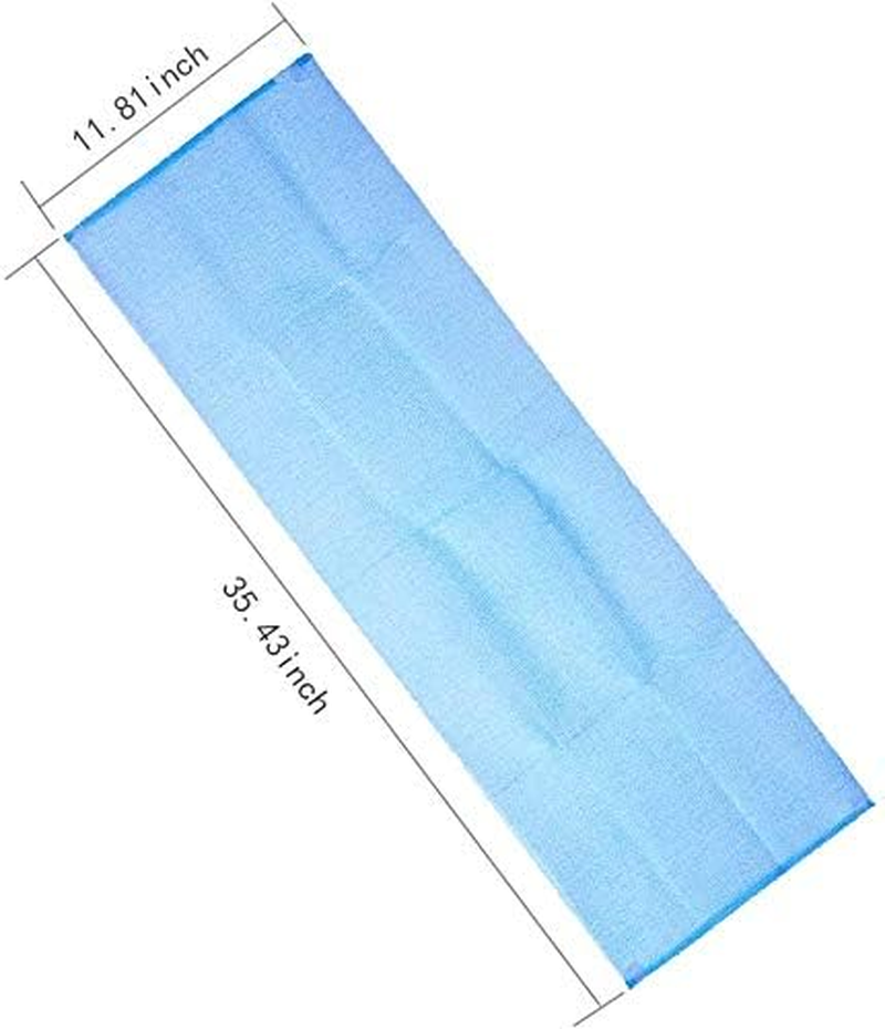 Exfoliating Bath Cloth Exfoliating Nylon Bath Towel with Deep Clean Beauty Washcloth Loofah Exfoliating Body Scrub Back Scrubber Bath Wash Towel(3 Pack)