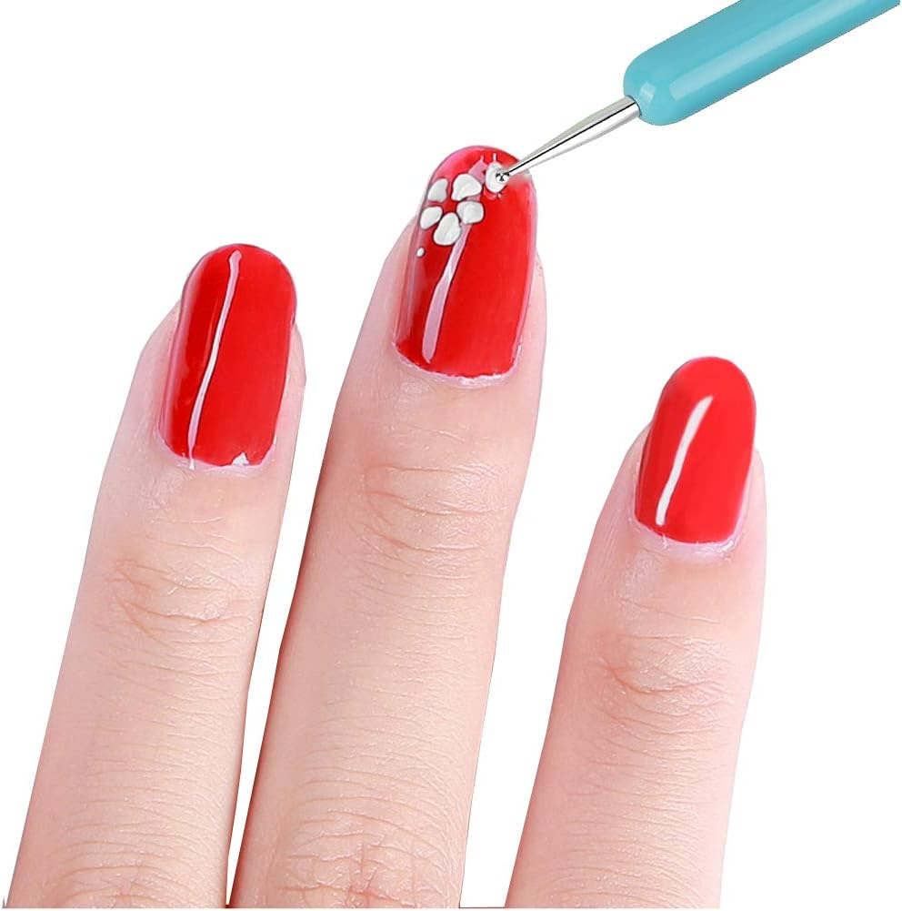 Abenkle 10Pcs Art Dotting Tools for Nail Art, Ball Tip Clay Tools Sculpting Pattern Tracing Stylus, Ball Embossing Stylu for Drawing,Painting Rocks Mandalas,Art Dot Tools image number 2