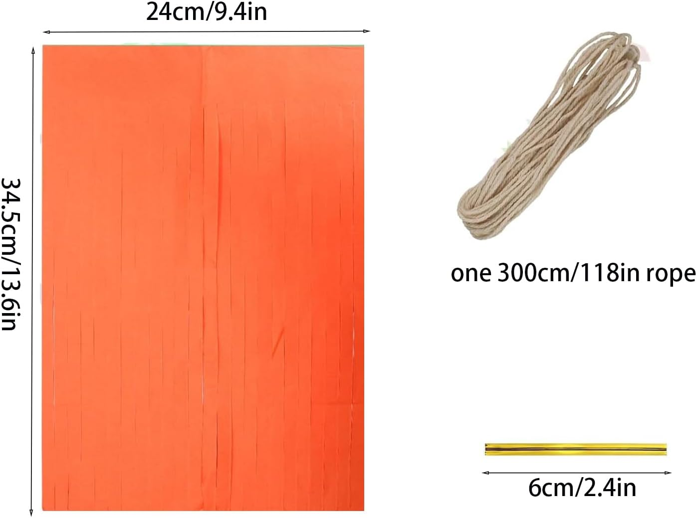 Fkereg 20 Pieces Tissue Paper Tassel Garland, Birthday Tassel Garland Party Decor, Metallic Fringe Balloon Tassel Banner Tails for Classroom Baby Shower Gender Reveal Hanging Decoration, A image number 4