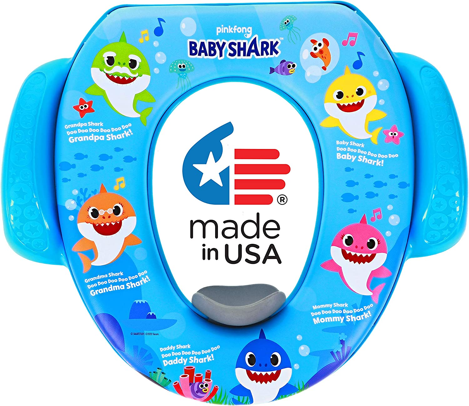 Nickelodeon Baby Shark Sharktastic Soft Potty Seat and Potty Training Seat - Soft Cushion, Baby Potty Training, Safe, Easy to Clean image number 5