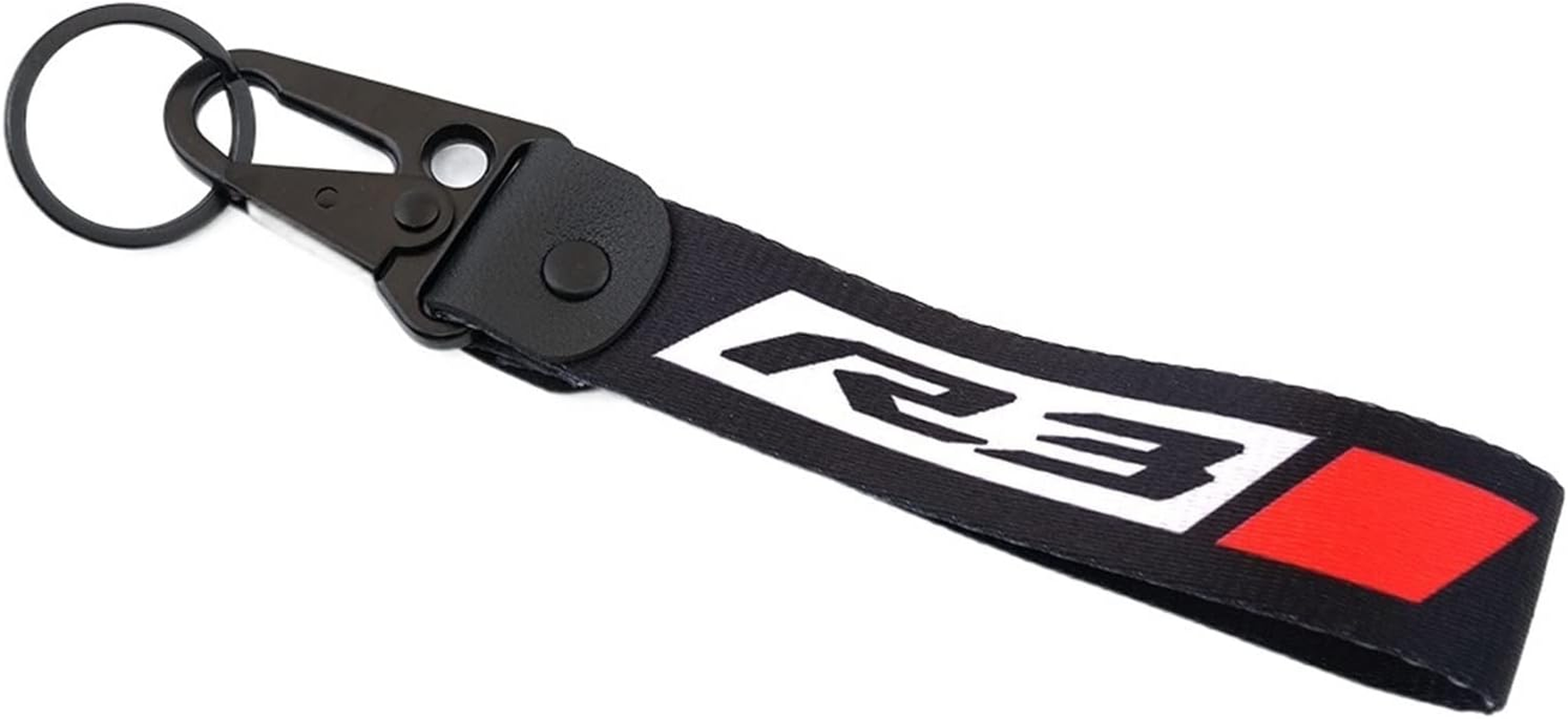 WYJDZSW Keyring Keychain Compatible with Yamaha R1 R6 R3 YZF-R6 2015 Yzf R1 2006 Yzf-R3 All Years Accessories Motorcycle Embroidery Key Ring Chain image number 1