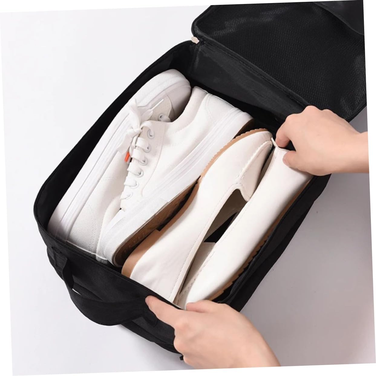 VALICLUD Travel Shoes Bag Shoe Sorting Pouch Organizer Storage Bag Travel Holder for Luggage Convenient for Outdoor