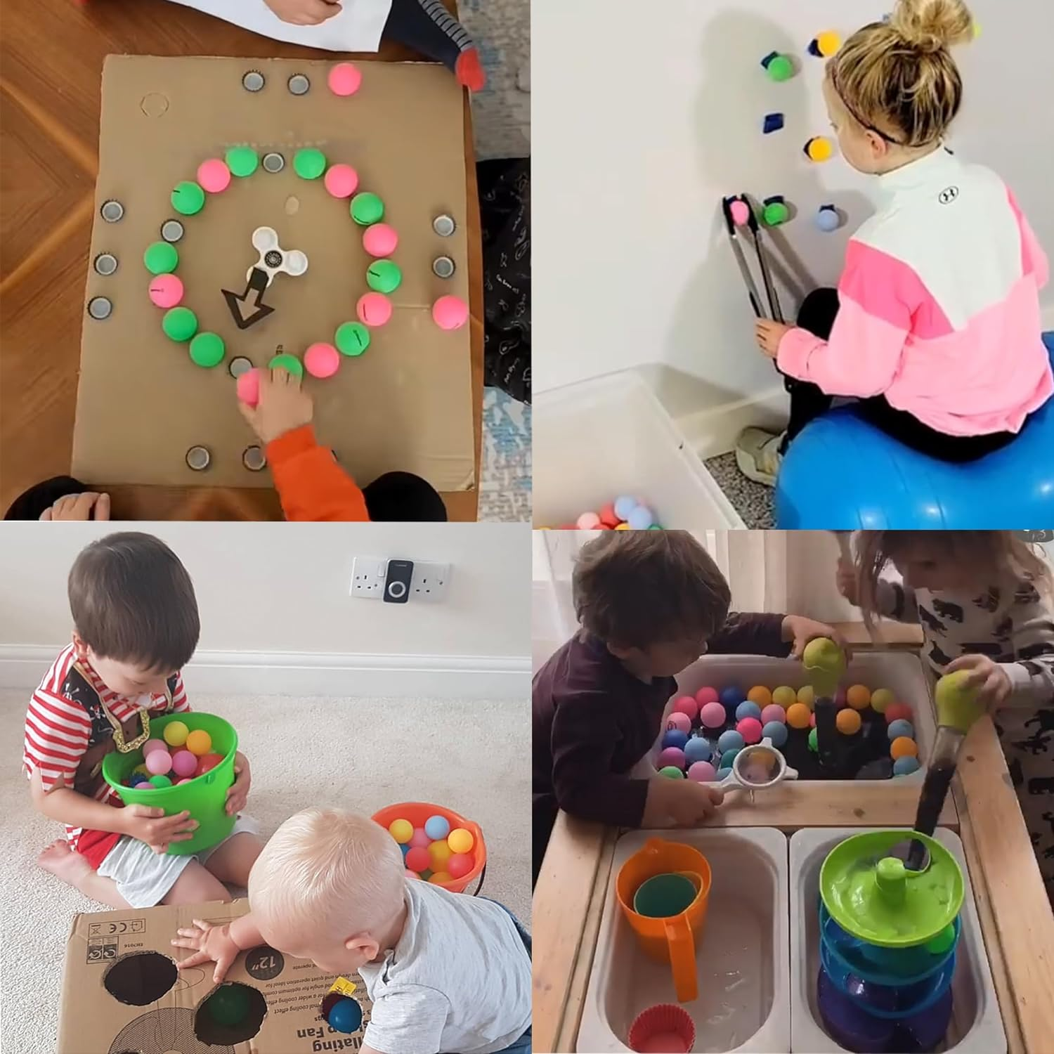 XIPEGPA 30 PCS Table Tennis Balls Ping Pong Balls 40 Mm Entertainment Plastic Balls for Game Party Sports Activities Fun Games Handicrafts Pet Toy