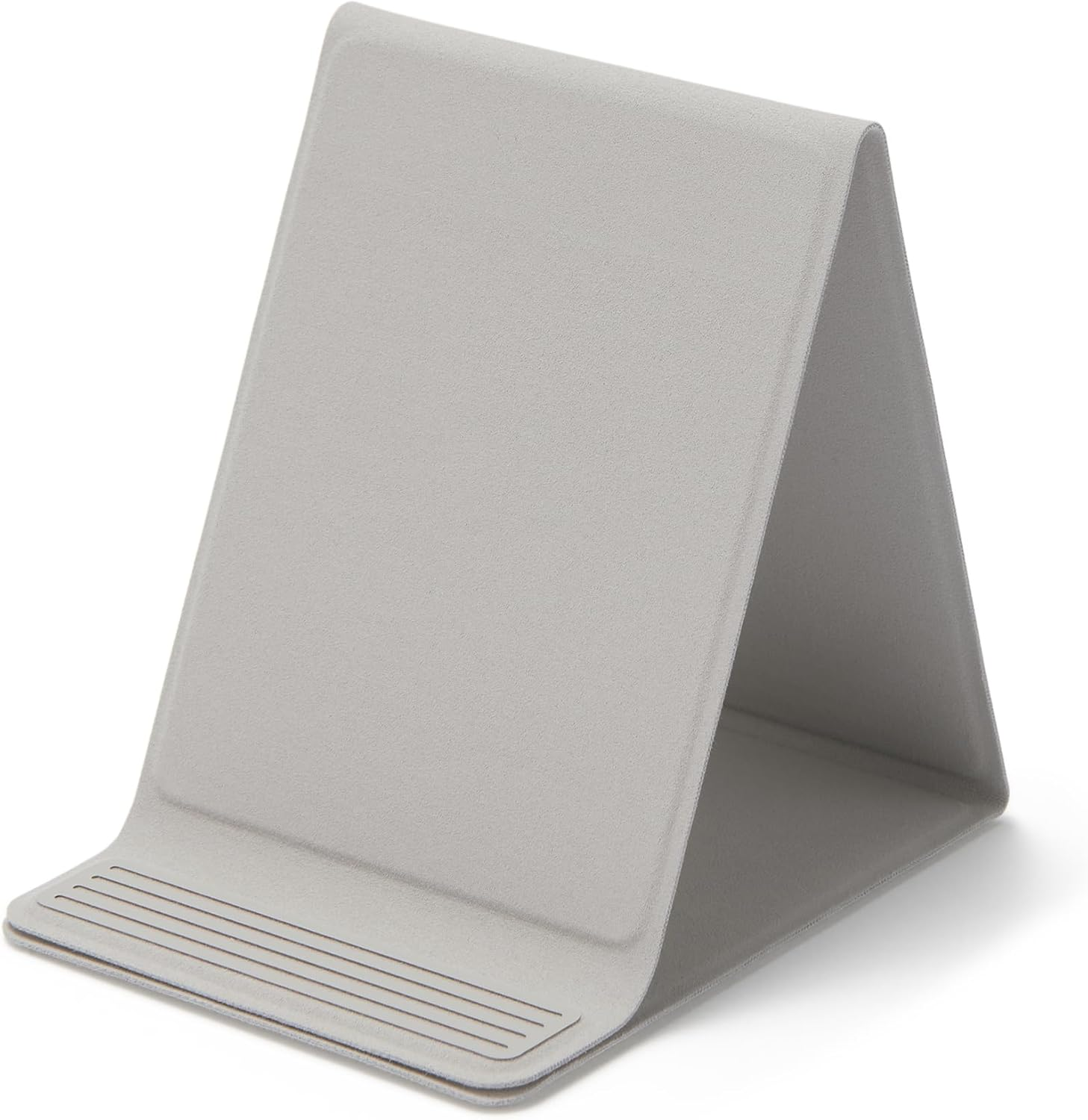 MUJI 83483043 Foldable Smartphone Stand, Approx. Width 2.8 X Depth 3.7 X Height 0.3 Inches (72 X 93 X 8 Mm), Light Gray
