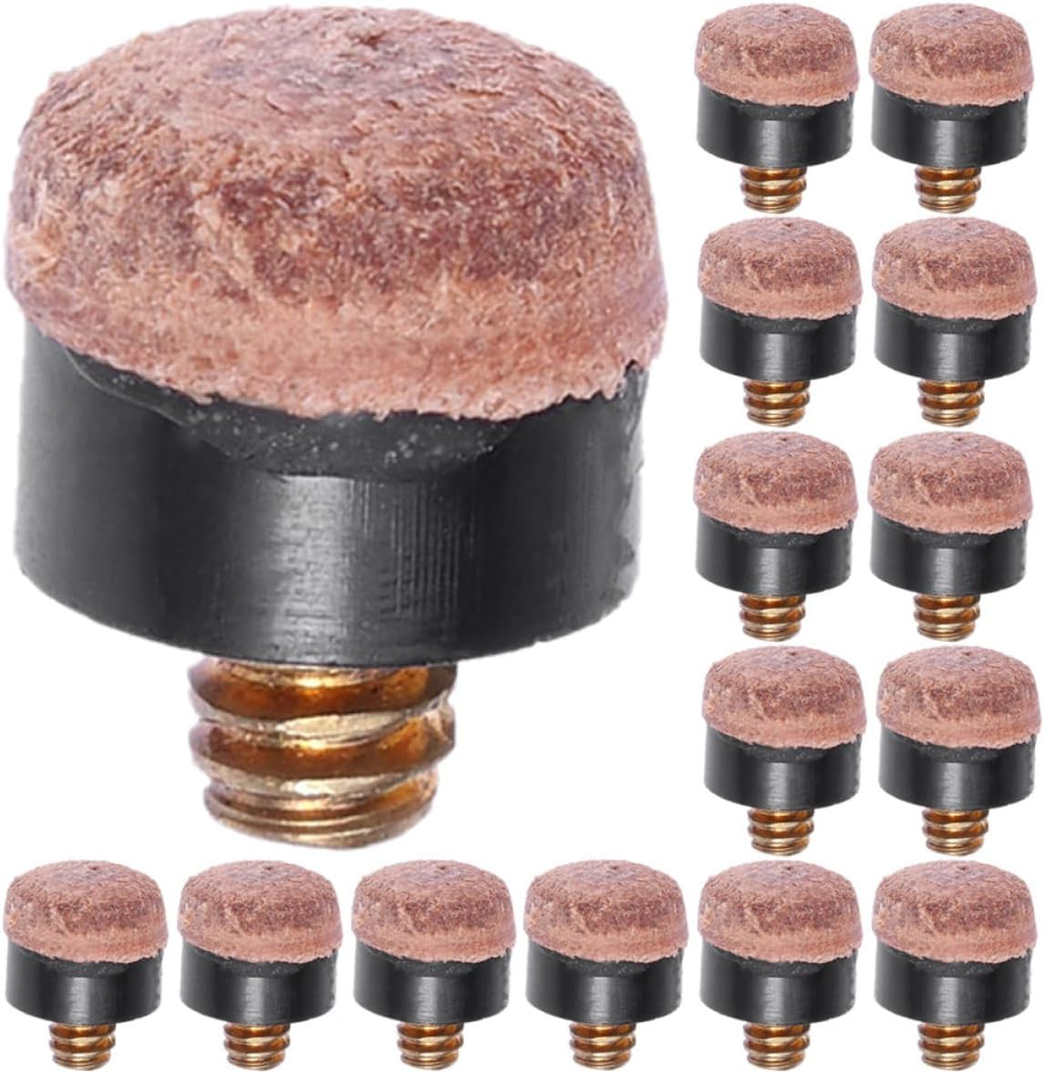 40Pcs Replacement Billiard Cue Tips Snooker Cue Tips Pool Screw Stick for Billiard Accessories image number 6