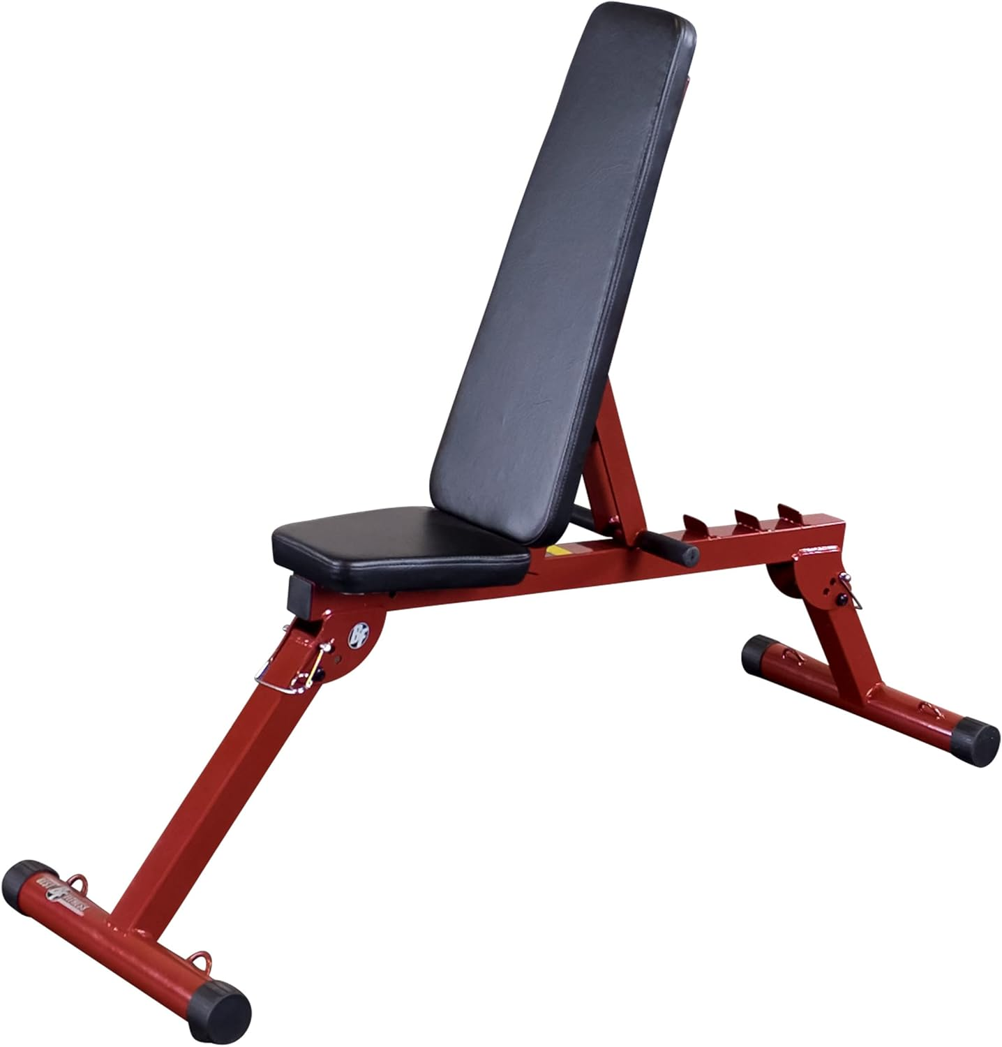 Best Fitness Flat/Incline/Decline Folding Bench, Red image number 6