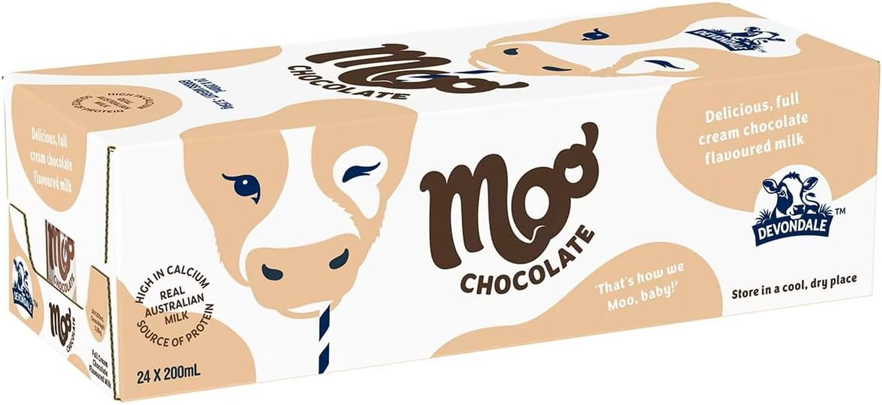 DEVONDALE MOO CHOCOLATE MILK 24X200ML