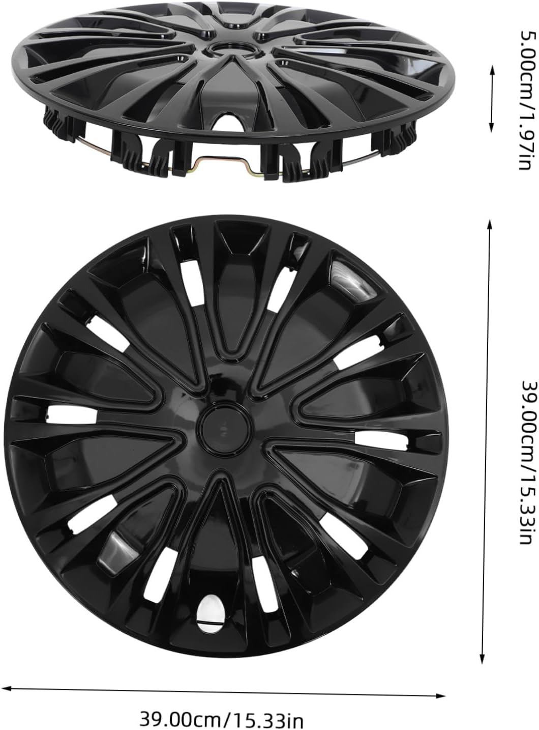 SOPOTUTU 14 Inch Hubcaps Universal Fit Car Wheel Hub Covers Plastic Rim Protection for Suvs and Trucks image number 5