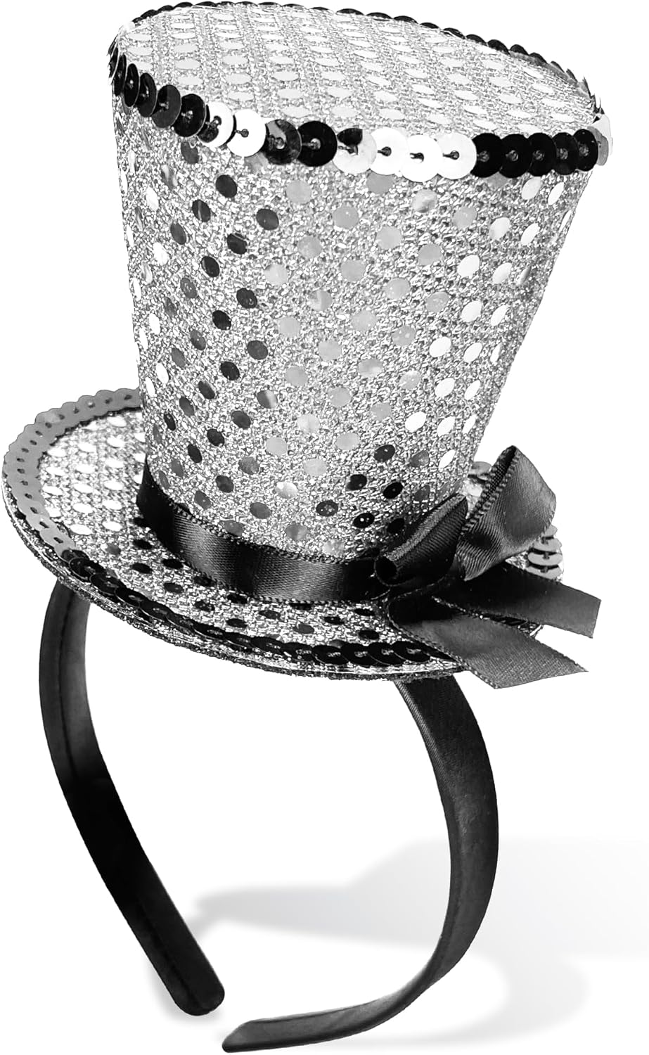 Mini Top Hat Headband Fascinator Tea Party Headpiece for Women Lady Gril 1920S Gatsby Party Costume Accessory image number 2