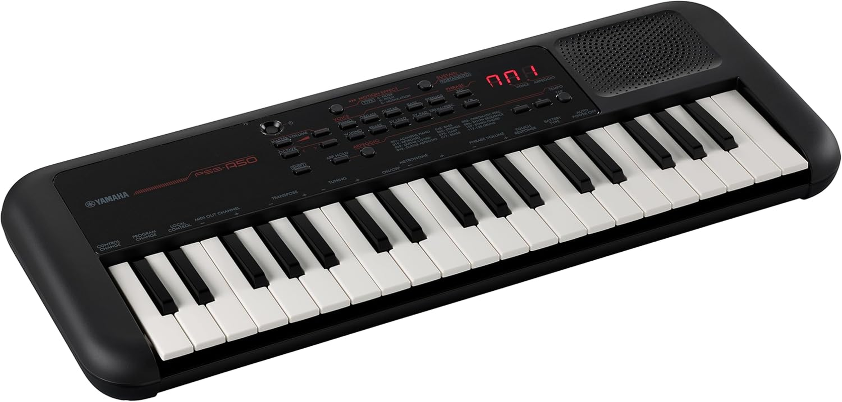 Yamaha PSS-A50 - Portable, Digital Keyboard with Phrase Recording, 42 Built-In Voices and 138 Arpeggio Types with a Lightweight Design, in Black image number 3