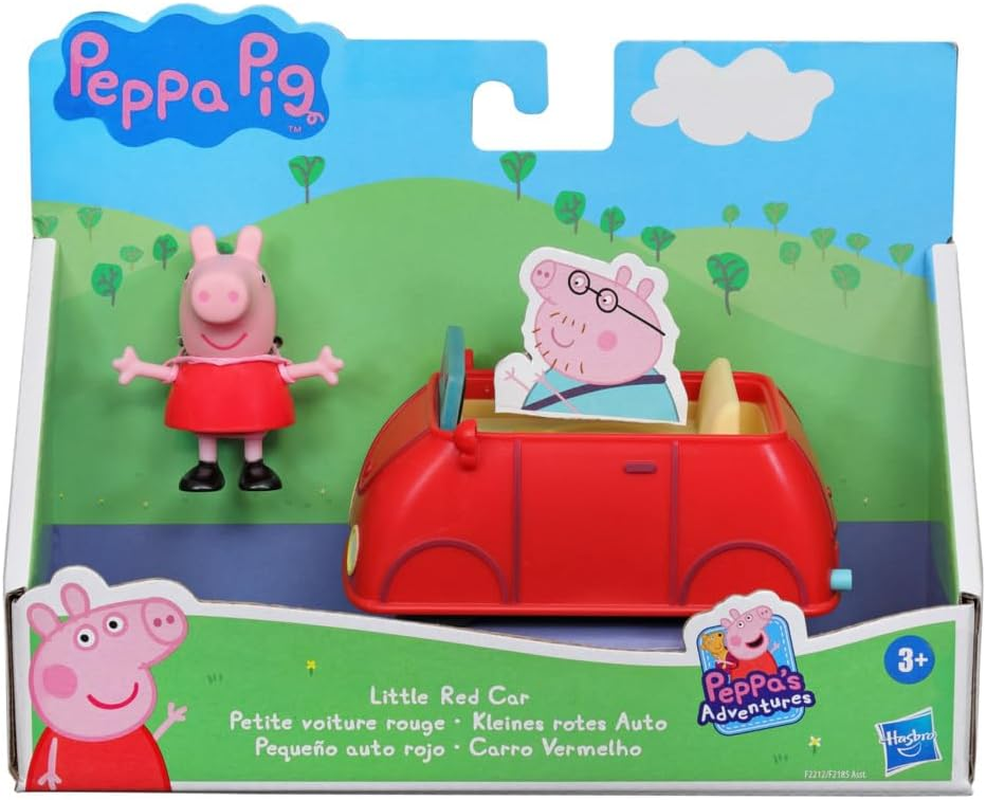Peppa Pig - Peppa'S Adventures - Little Red Car Toy - Includes 3 Inch Peppa Pig Figure and Seat for Her to Ride in - Inspired by Tv Show - Preschool Toys for Kids - Girls and Boys - F2212 - Ages 3+