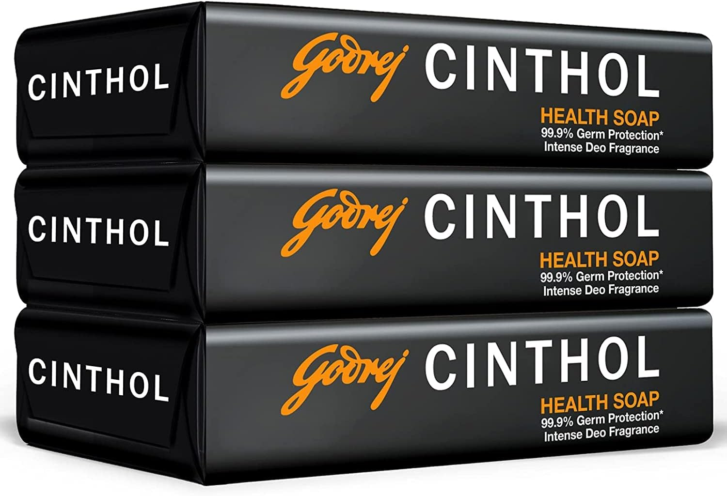 Cinthol Confidence+ Bath Soap, Germ Protection & Insta Deo, 125G (Pack of 3, 75G Free) image number 1