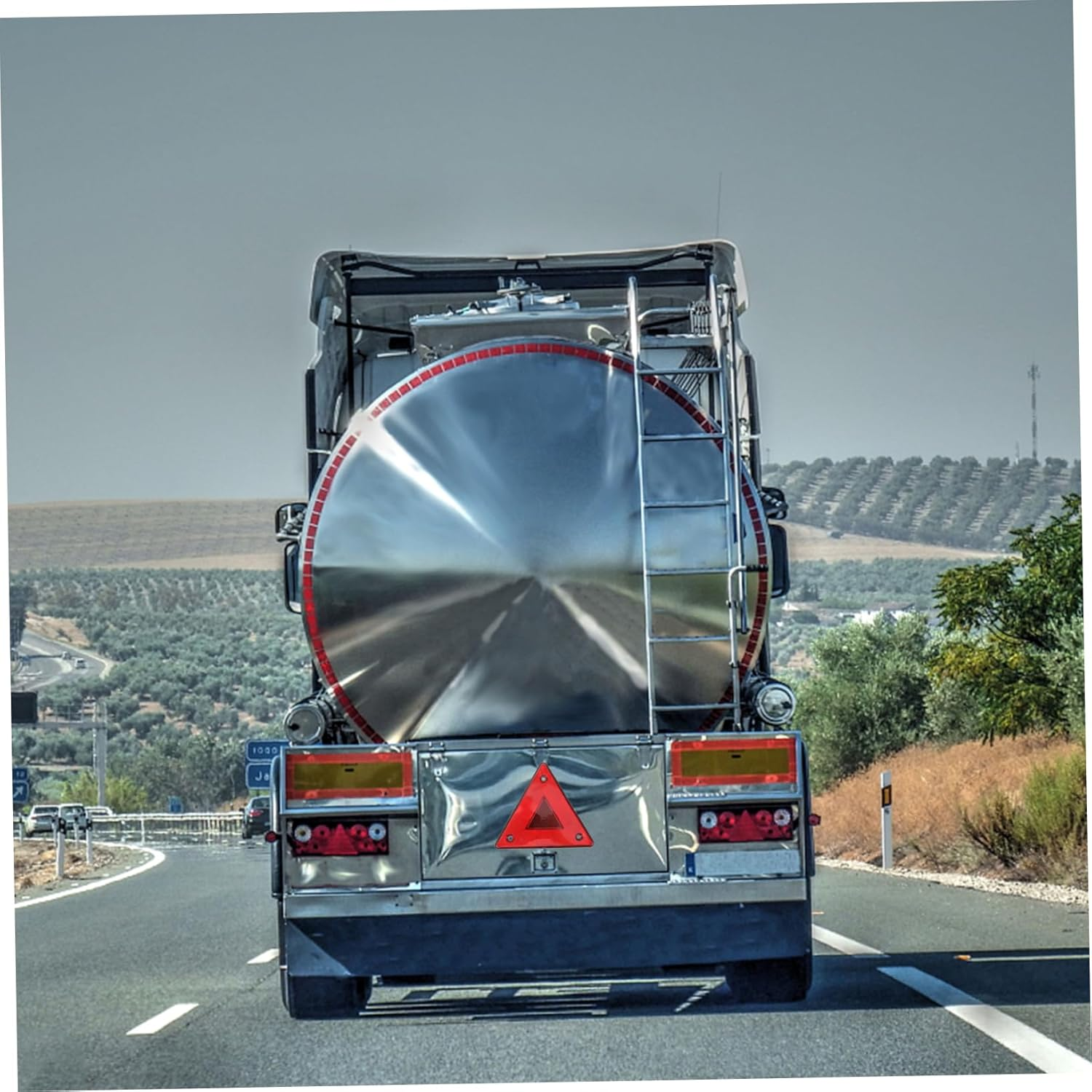 Vehicle Reflective Triangle Signs 6Pcs Plastic Car Reflectors Reflective Sheets for Easy Replacement Material Night Universal Use image number 2