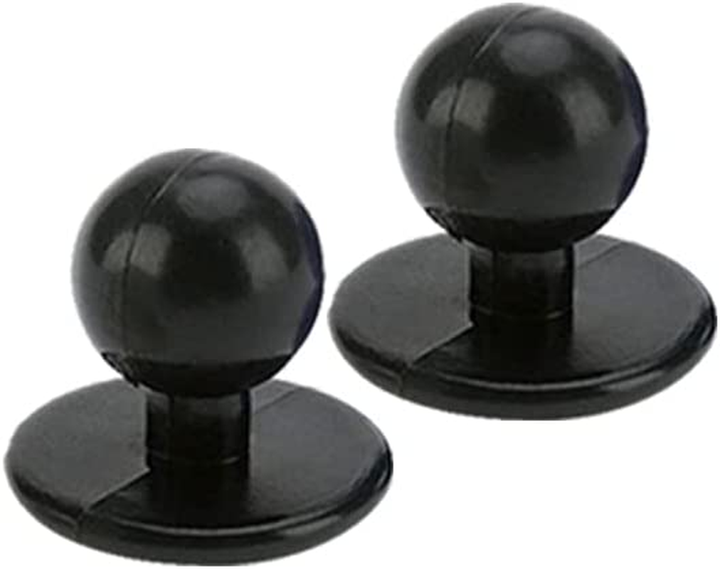 1Xnew Chef Jacket Buttons 10 X Black Chefs Button Replacement Pack Set image number 3